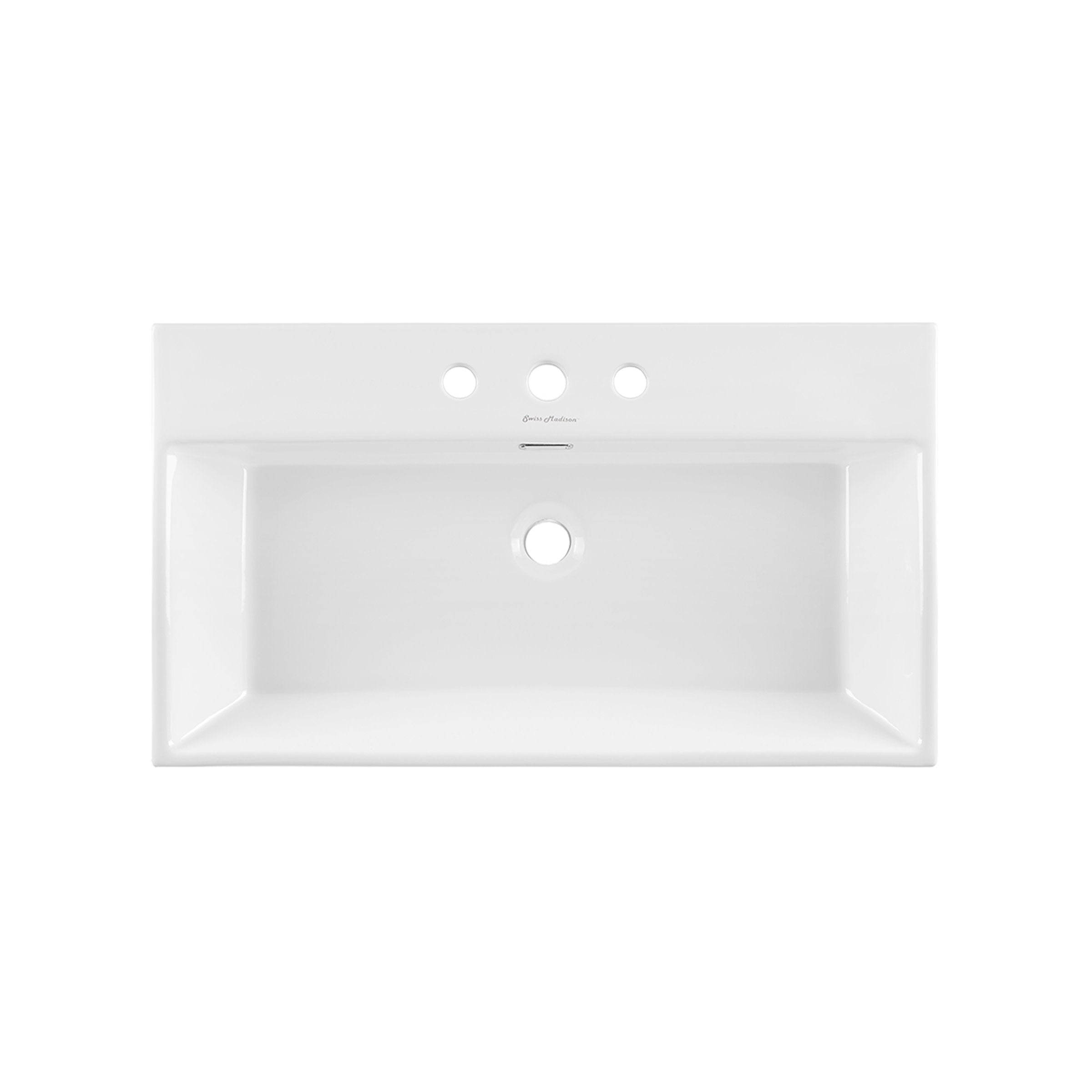 Chrome / White / 3-Hole