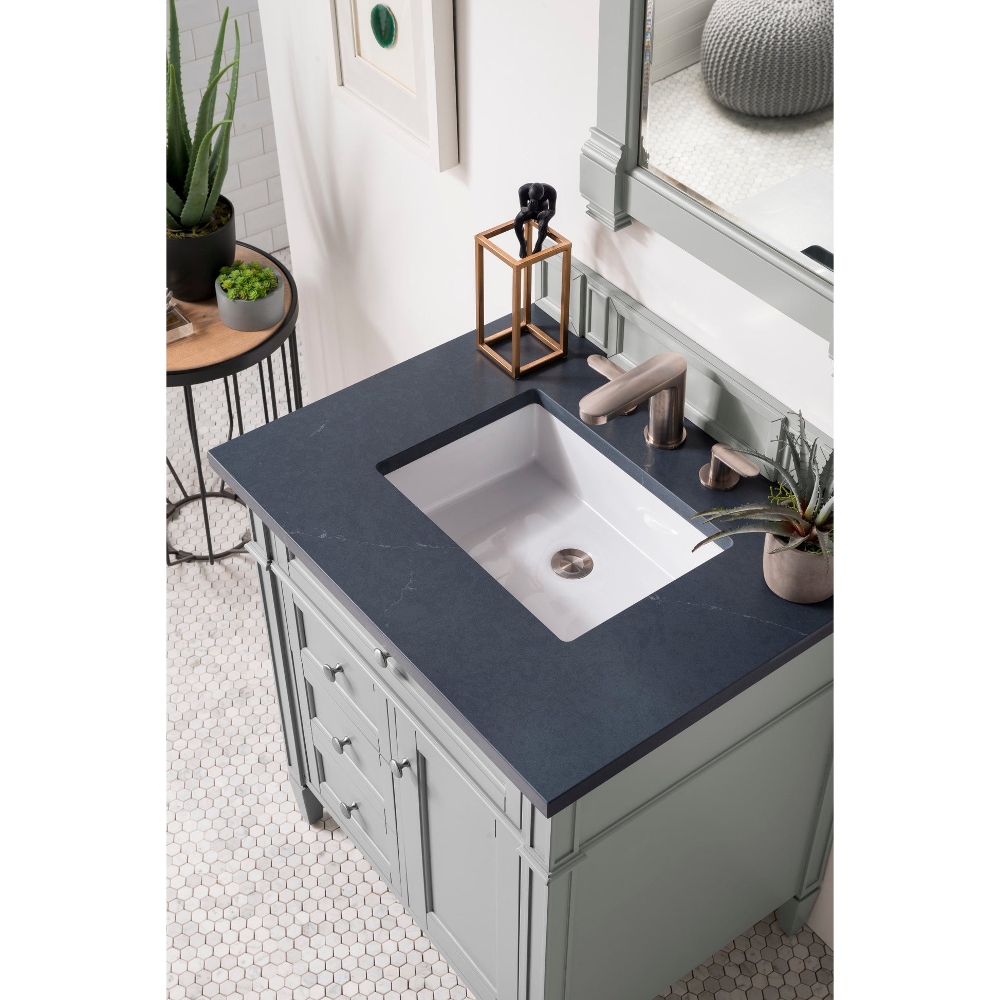 Urban Gray / Charcoal Soapstone - 3 Faucet Holes