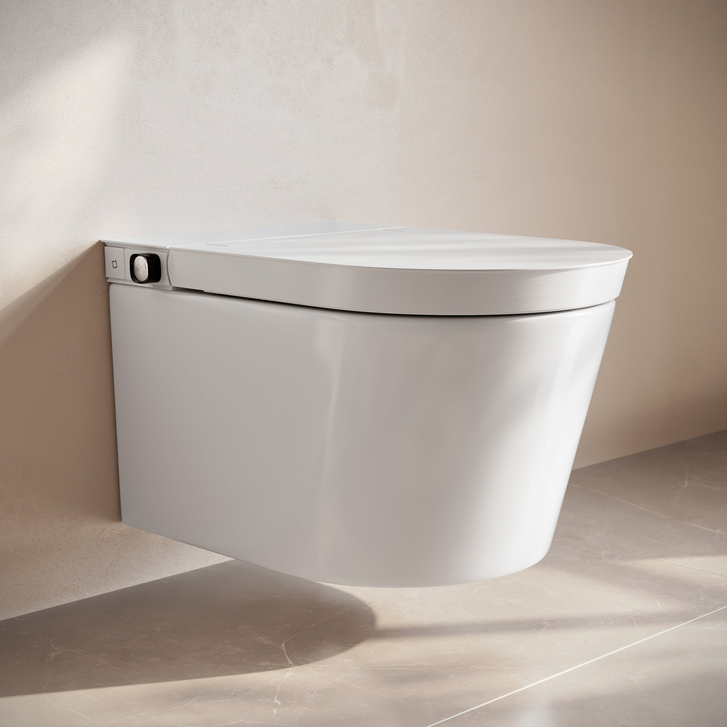 Glossy White / Manual Bidet