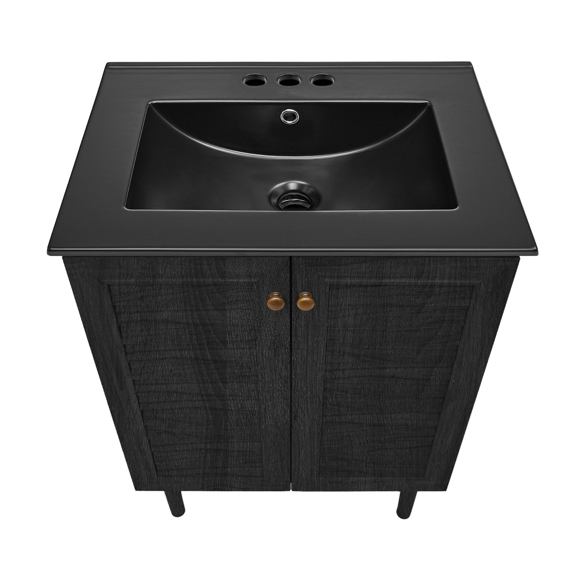 Black Oak / Black / 3-Hole Center
