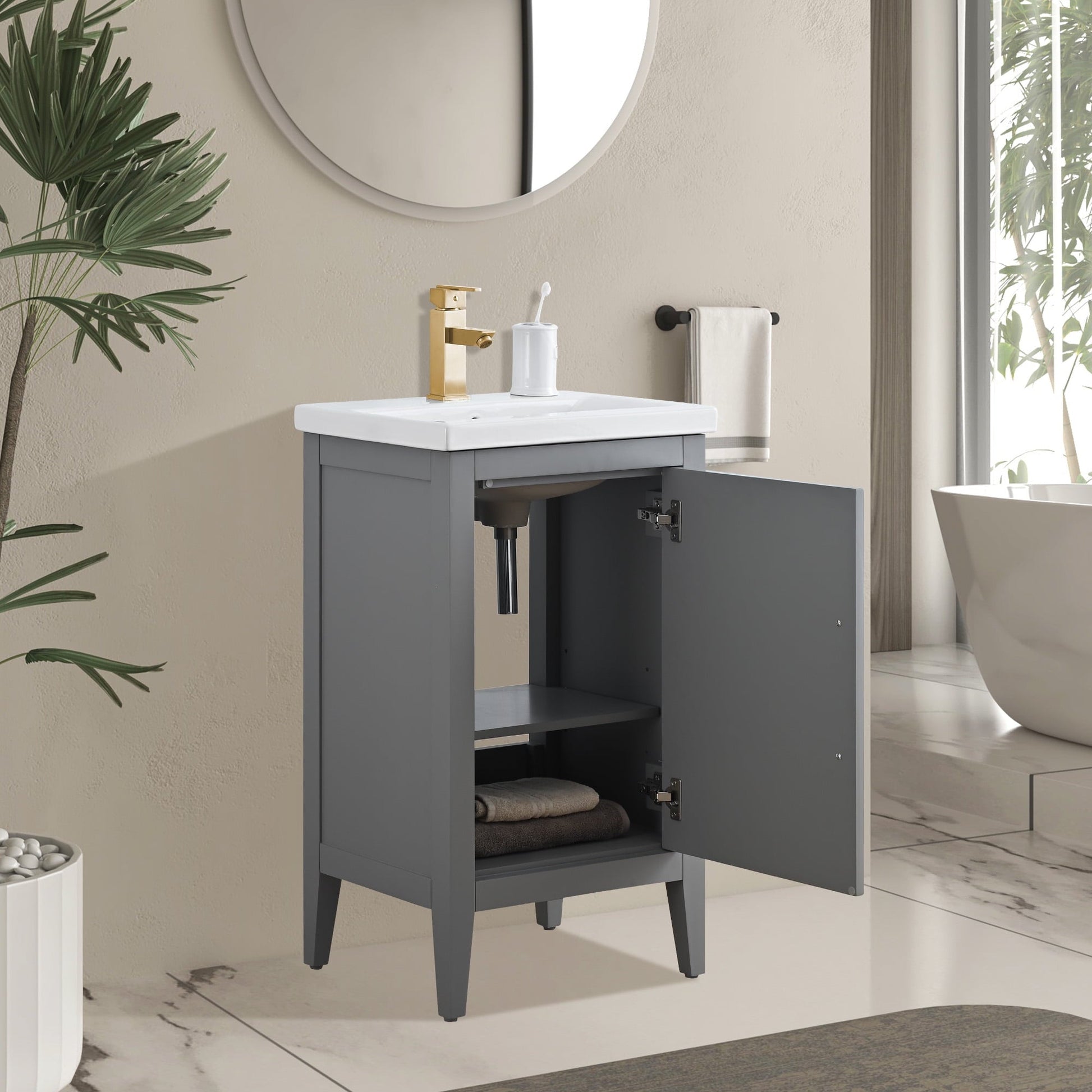 Cashmere Gray / Golden Brushed