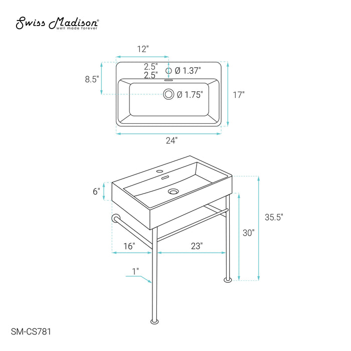 Black / Matte Black / 1-Hole