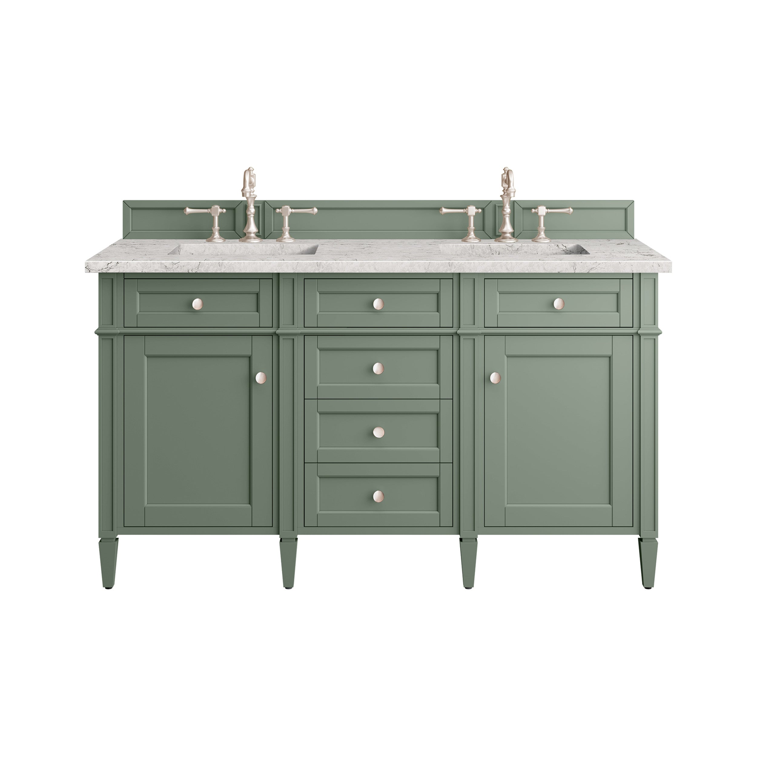 Smokey Celadon / Eternal Jasmine Pearl - 3 Faucet Holes