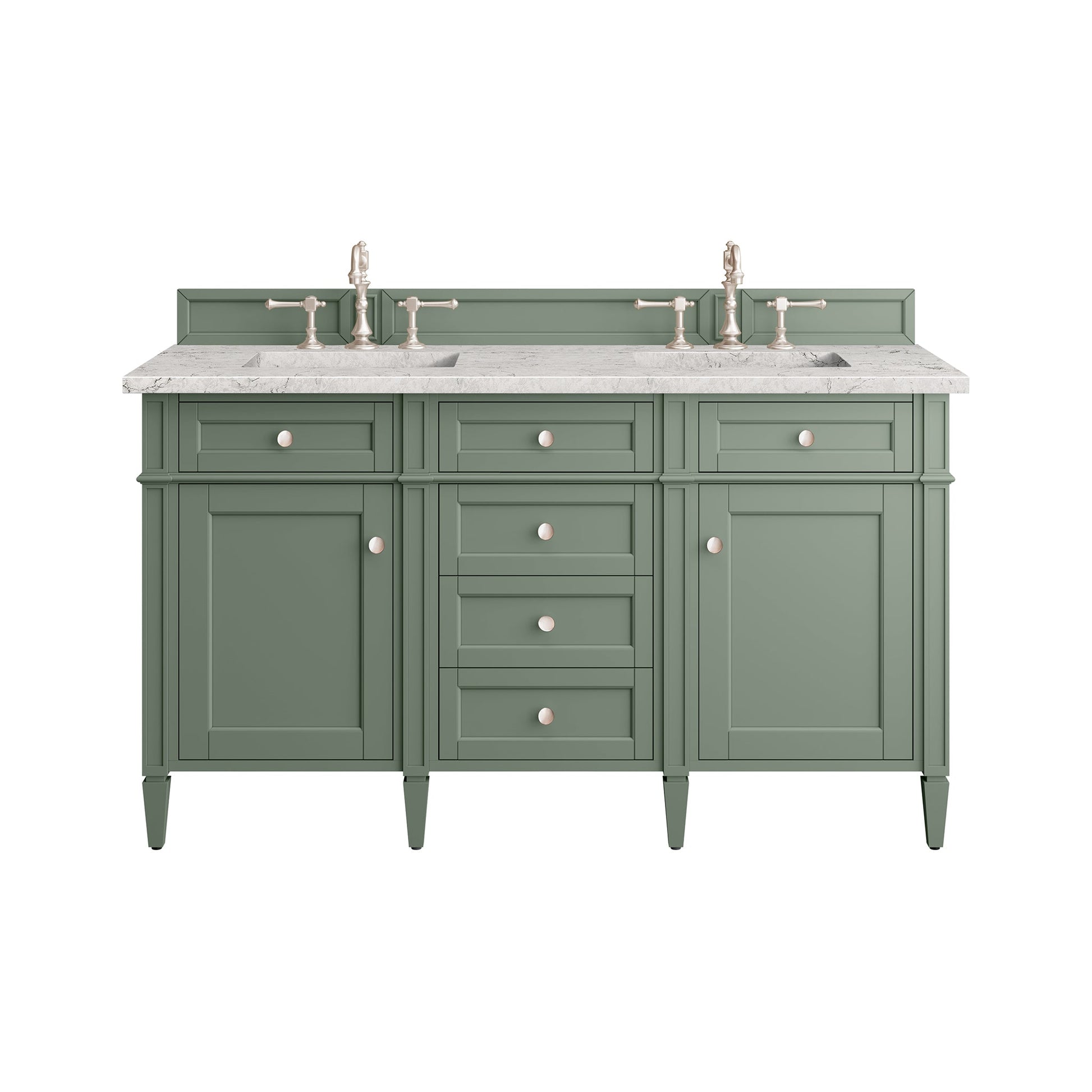 Smokey Celadon / Eternal Jasmine Pearl - 3 Faucet Holes