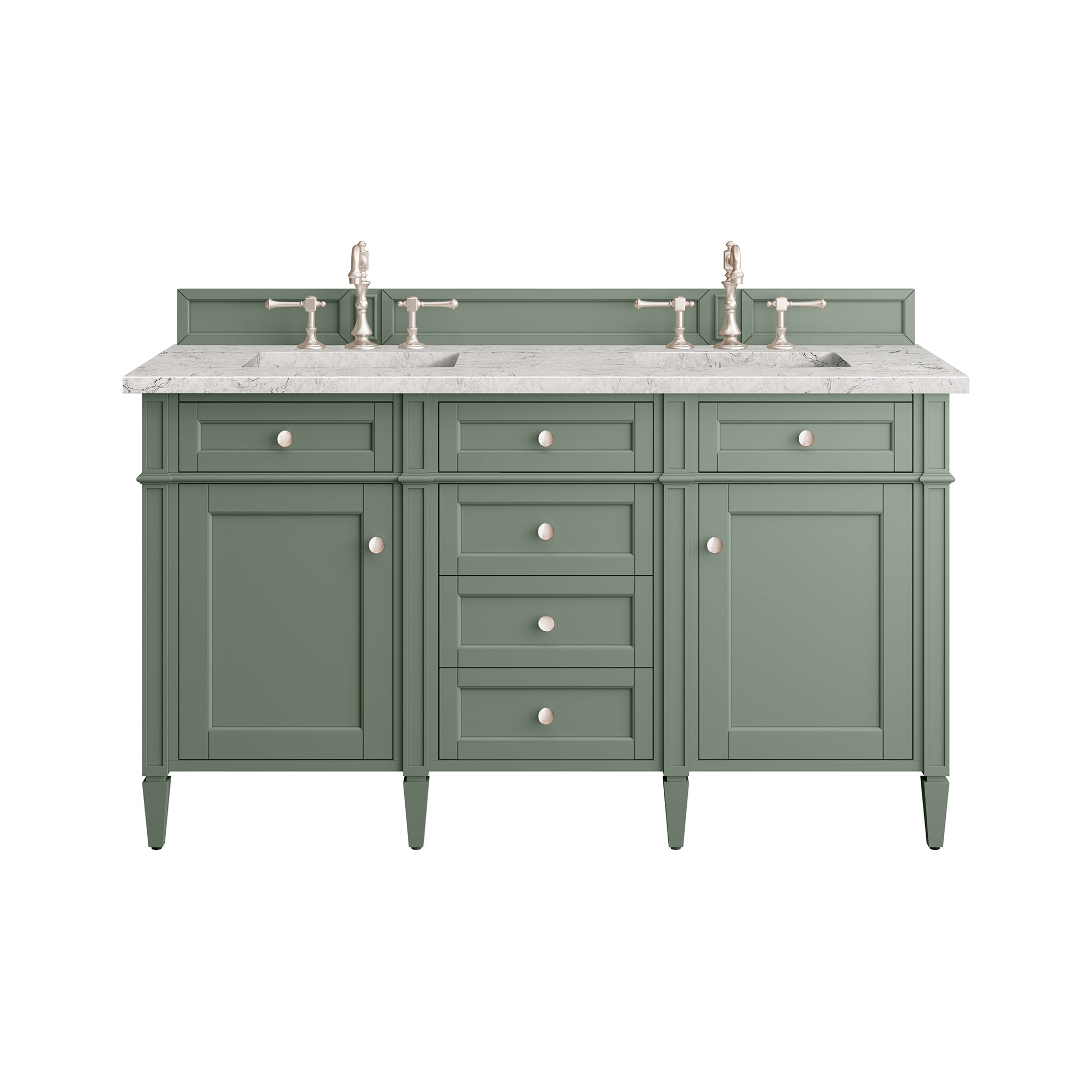 Smokey Celadon / Eternal Jasmine Pearl - 3 Faucet Holes