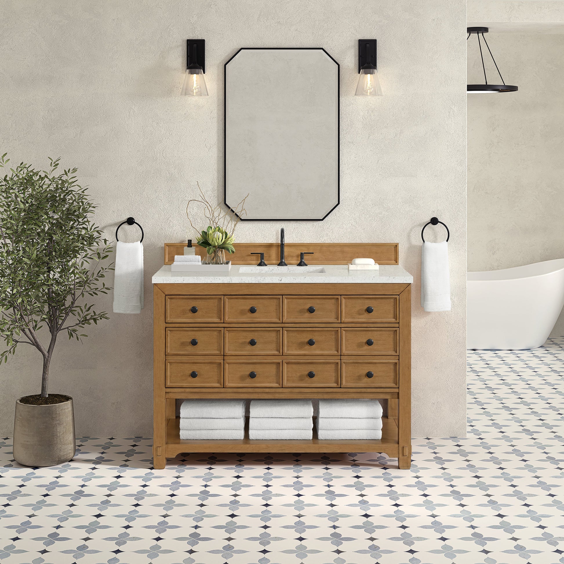 Amber Birch / Lime Delight - 3 Faucet Holes