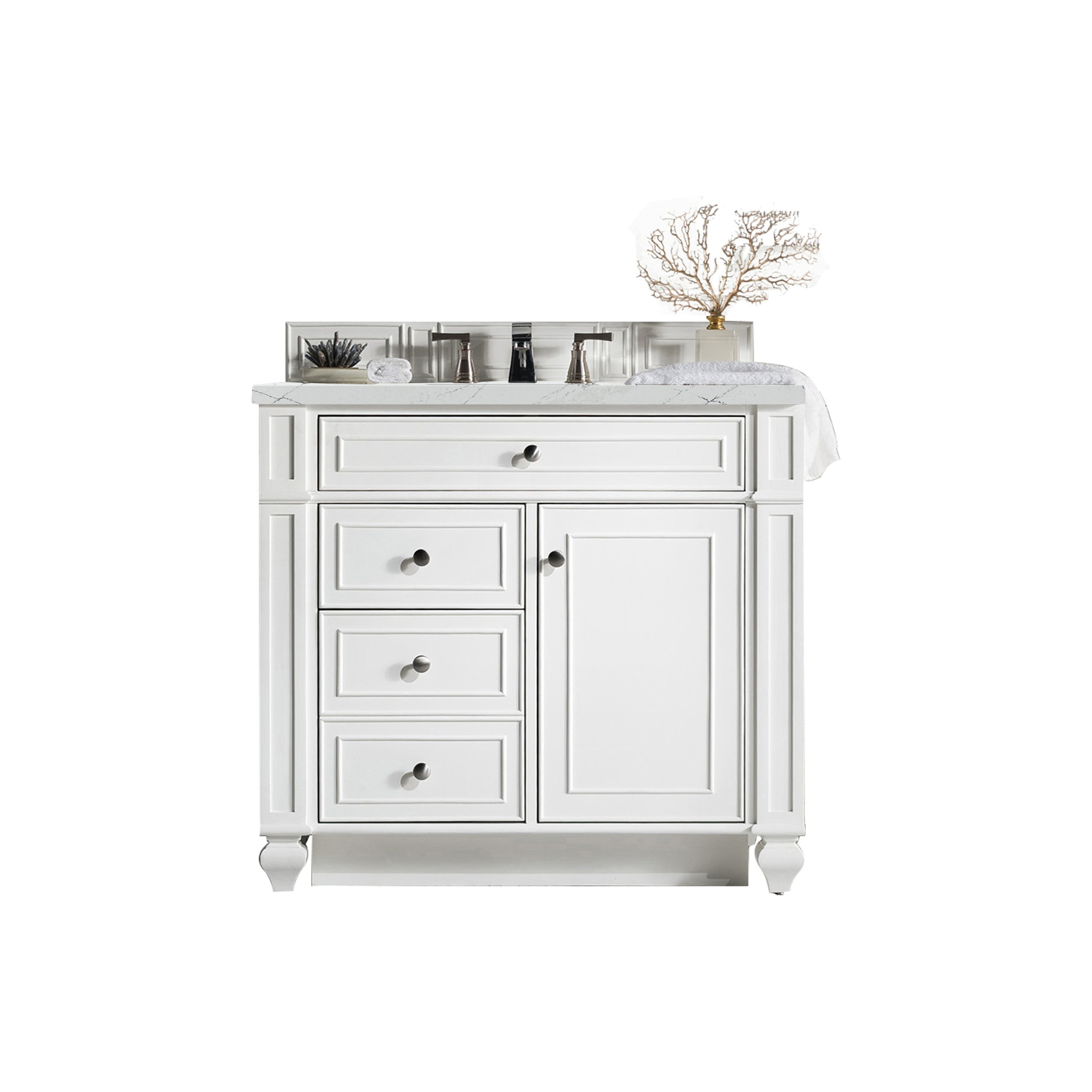 Bright White / Ethereal Noctis - 3 Faucet Holes