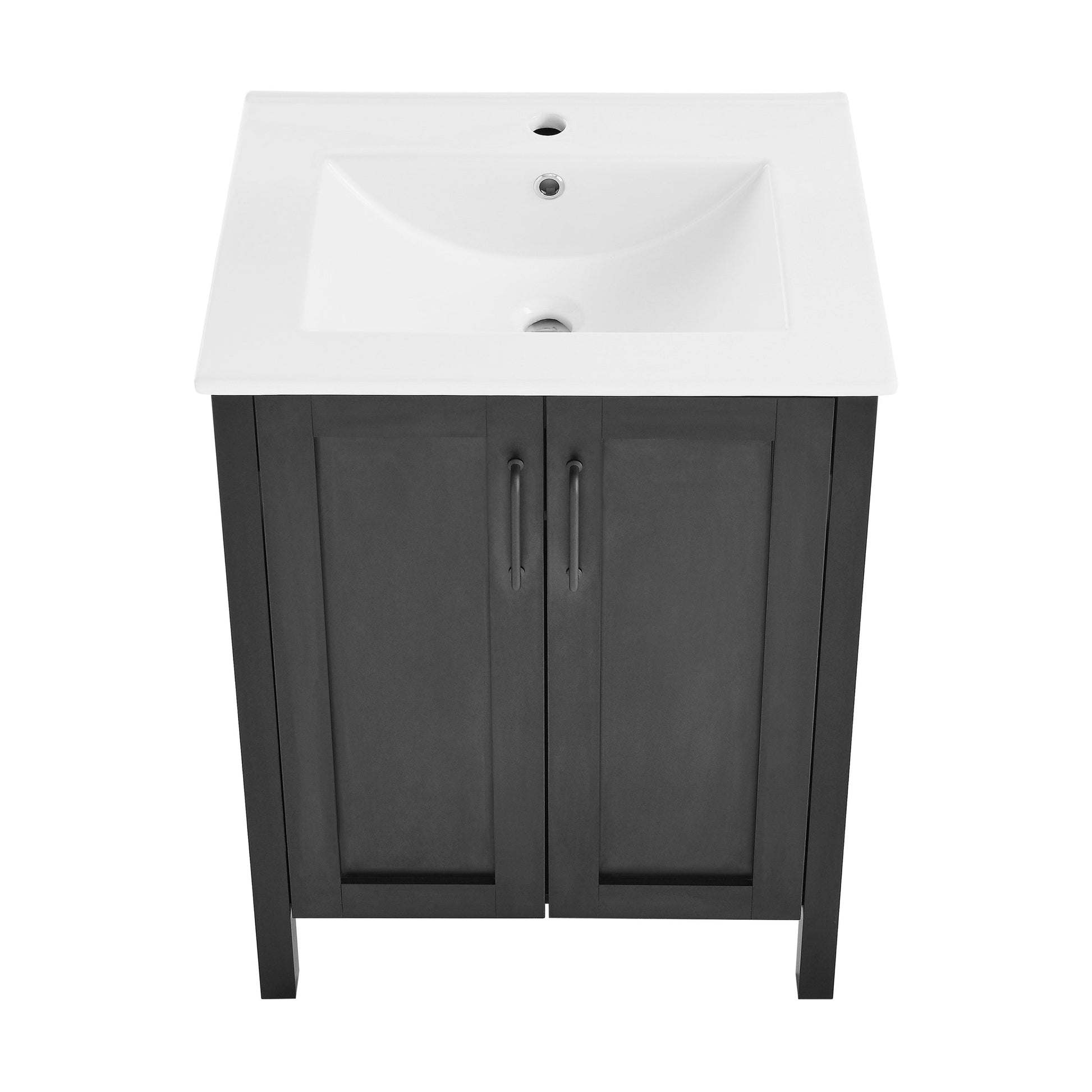 Matte Black / White / 1-Hole