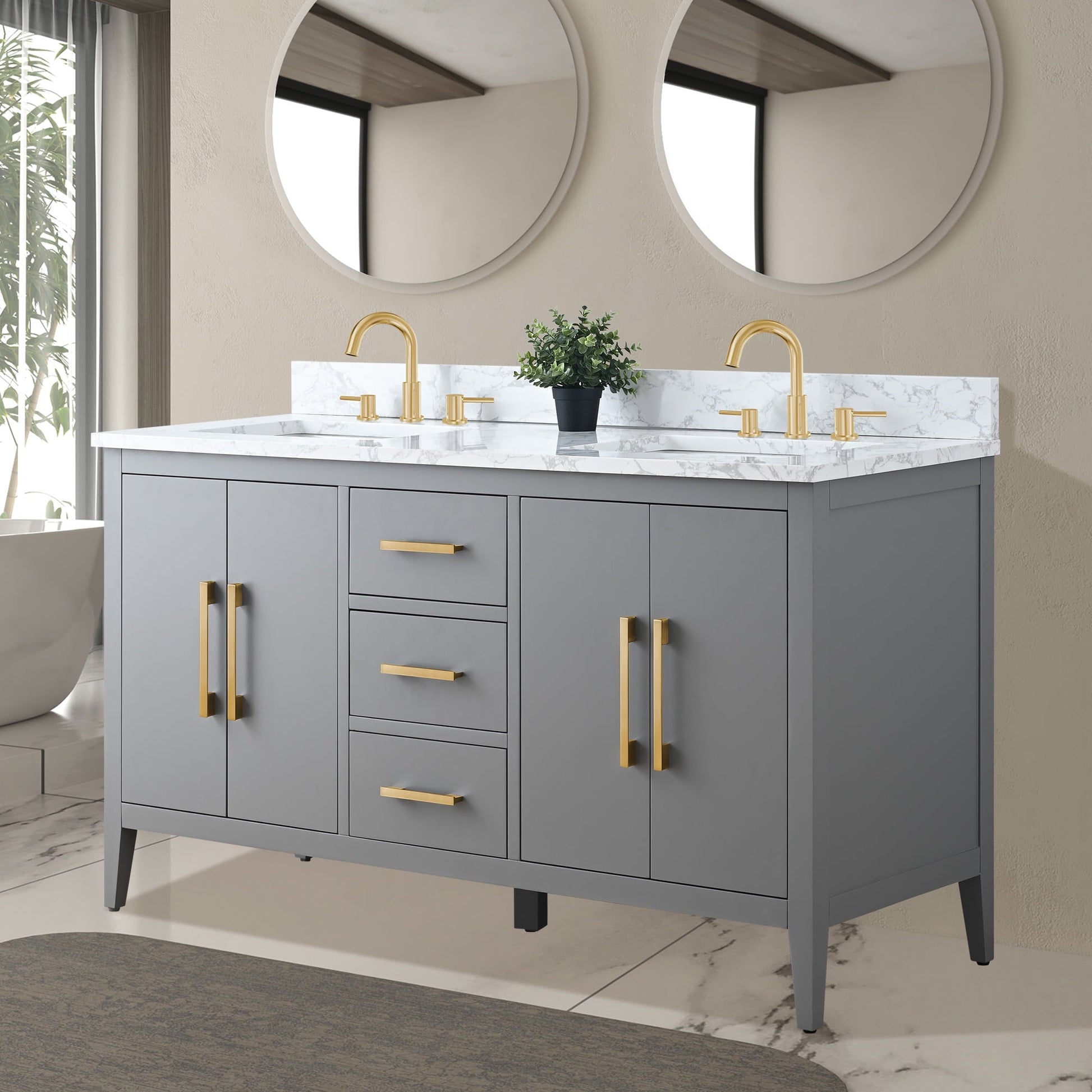 Cashmere Gray / Golden Brushed