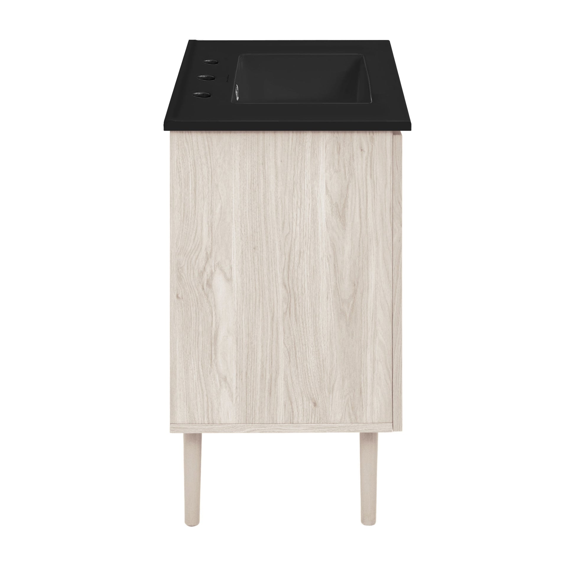 White Oak / Black / 3-Hole