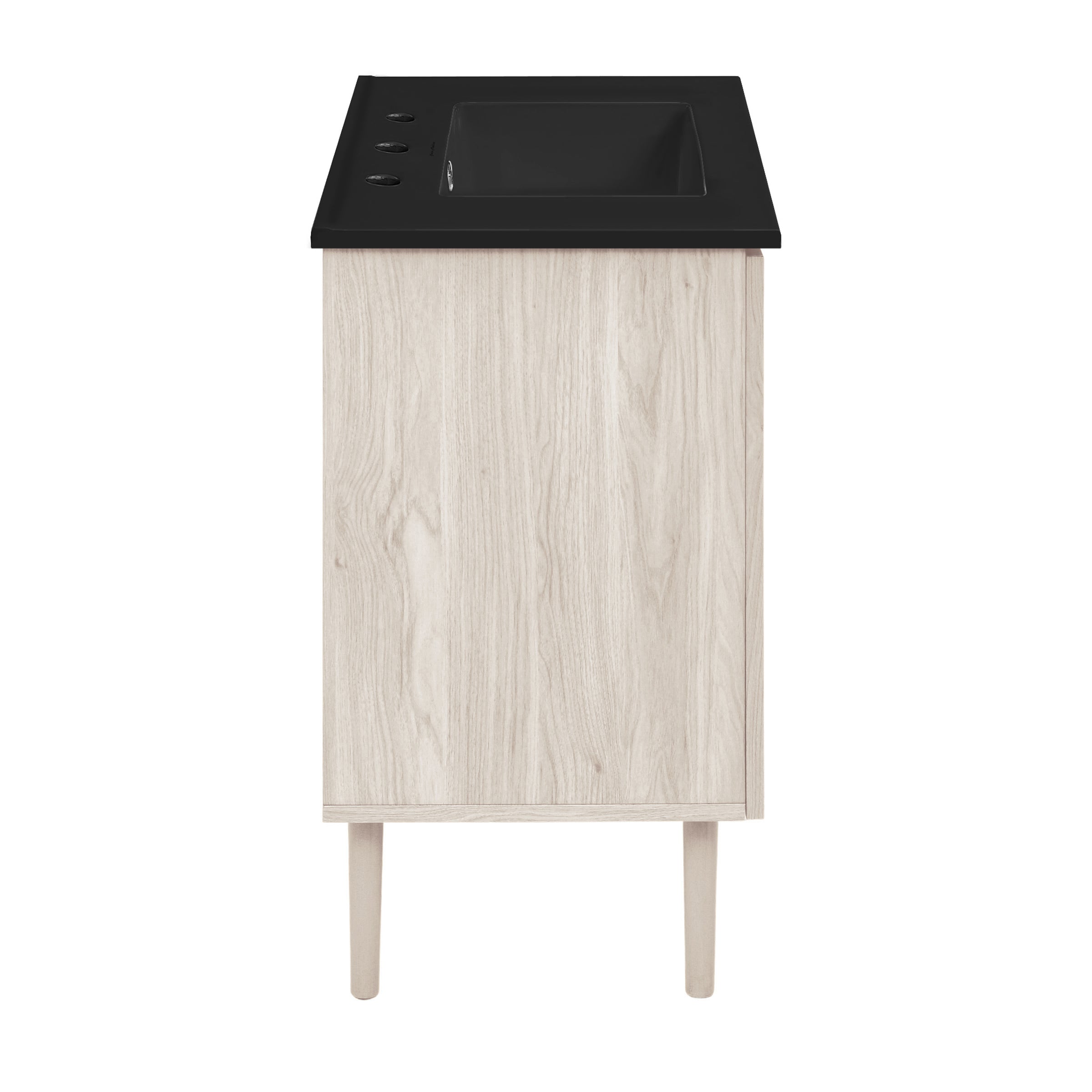 White Oak / Black / 3-Hole