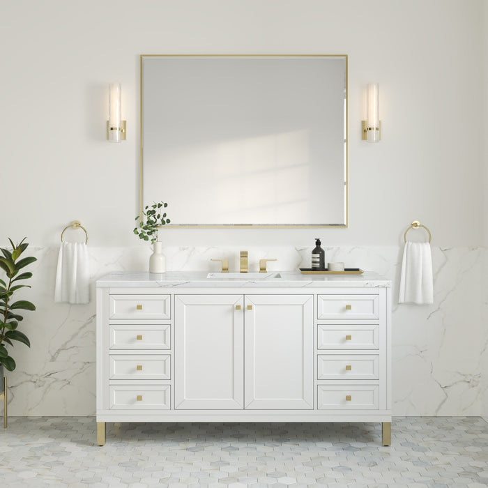 Glossy White / Ethereal Noctis - 3 Faucet Holes