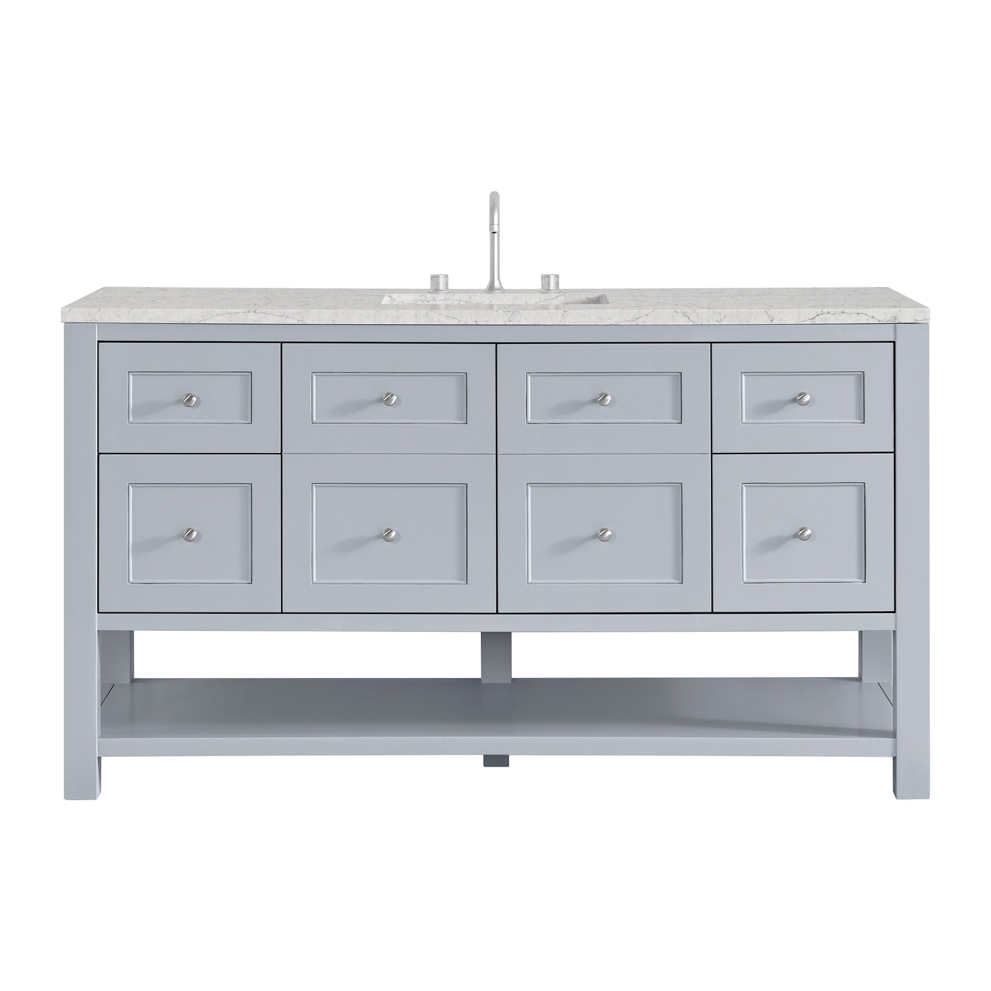 Serenity Blue / Eternal Jasmine Pearl - 3 Faucet Holes