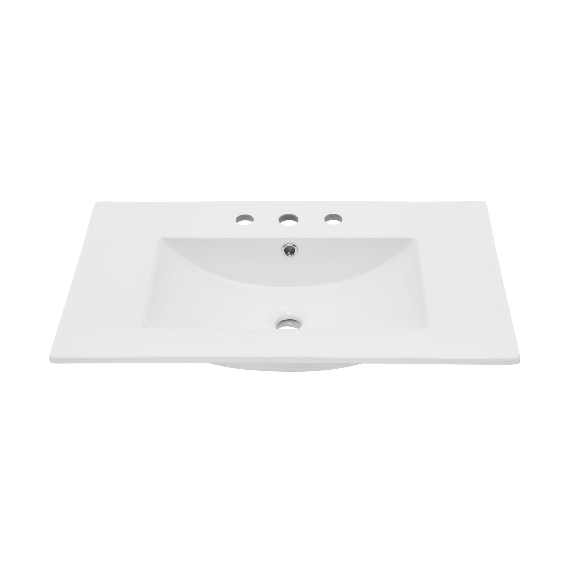 Glossy White / 3-Hole - Wide