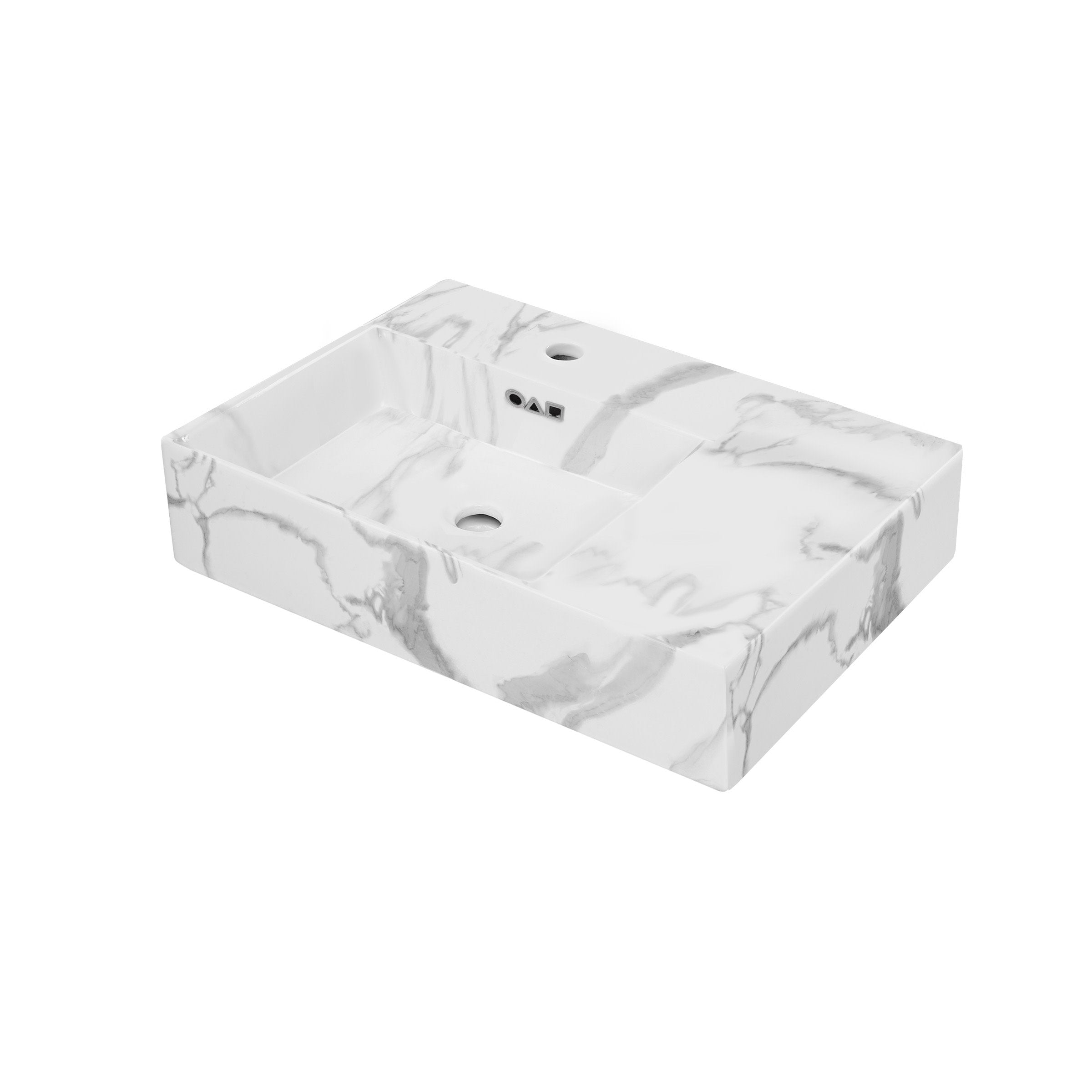 Marble White / 1-Hole / Left
