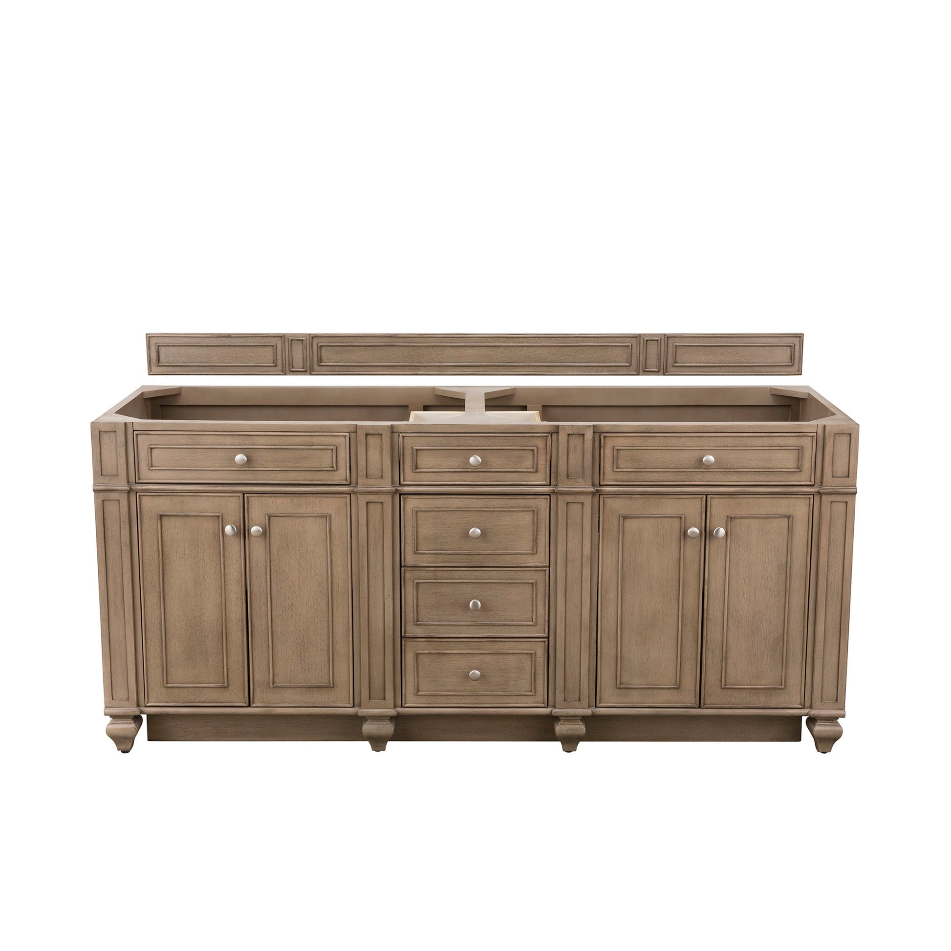 Whitewashed Walnut / No Countertop