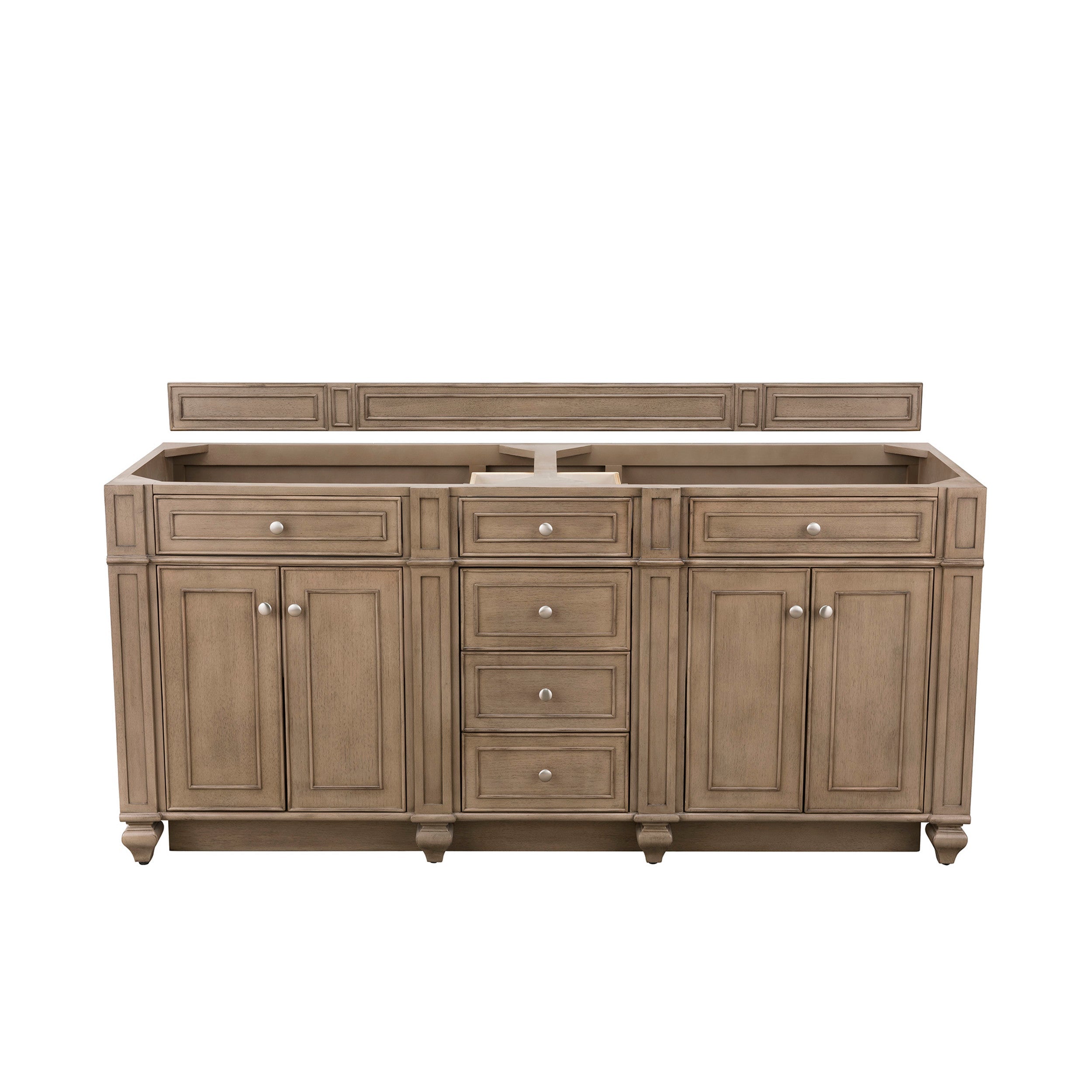Whitewashed Walnut / No Countertop