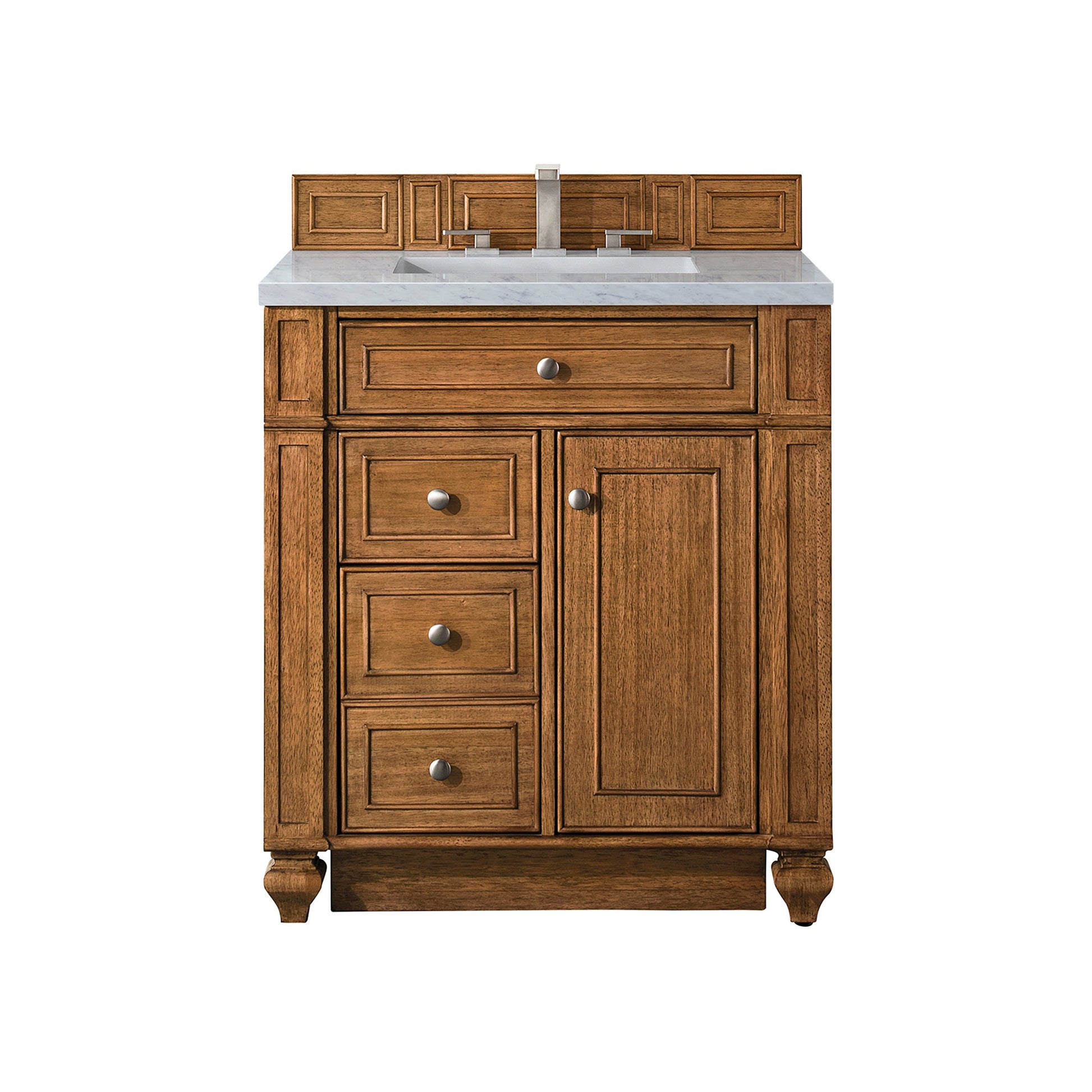 Saddle Brown / Eternal Jasmine Pearl - 3 Faucet Holes