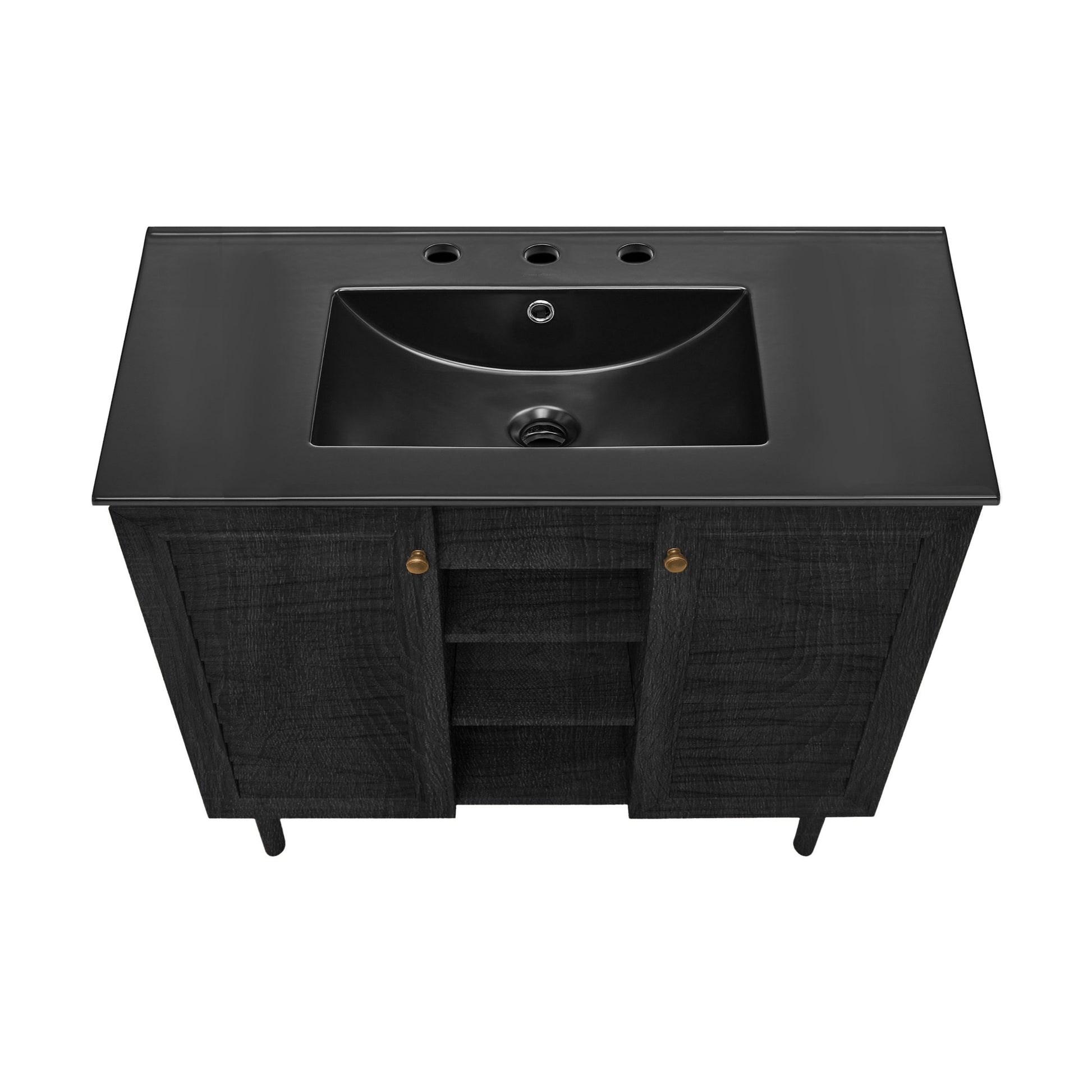Black Oak / Black / 3-Hole
