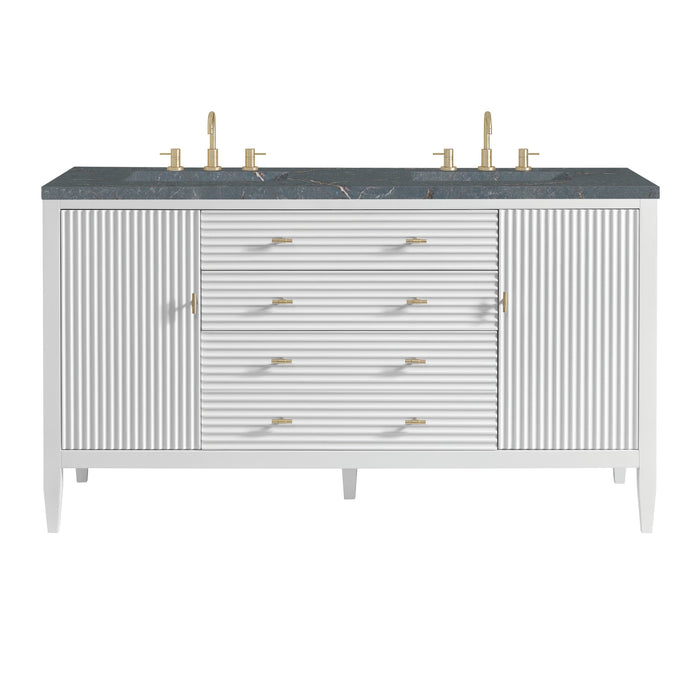 Bright White / Parisien Bleu - 3 Faucet Holes