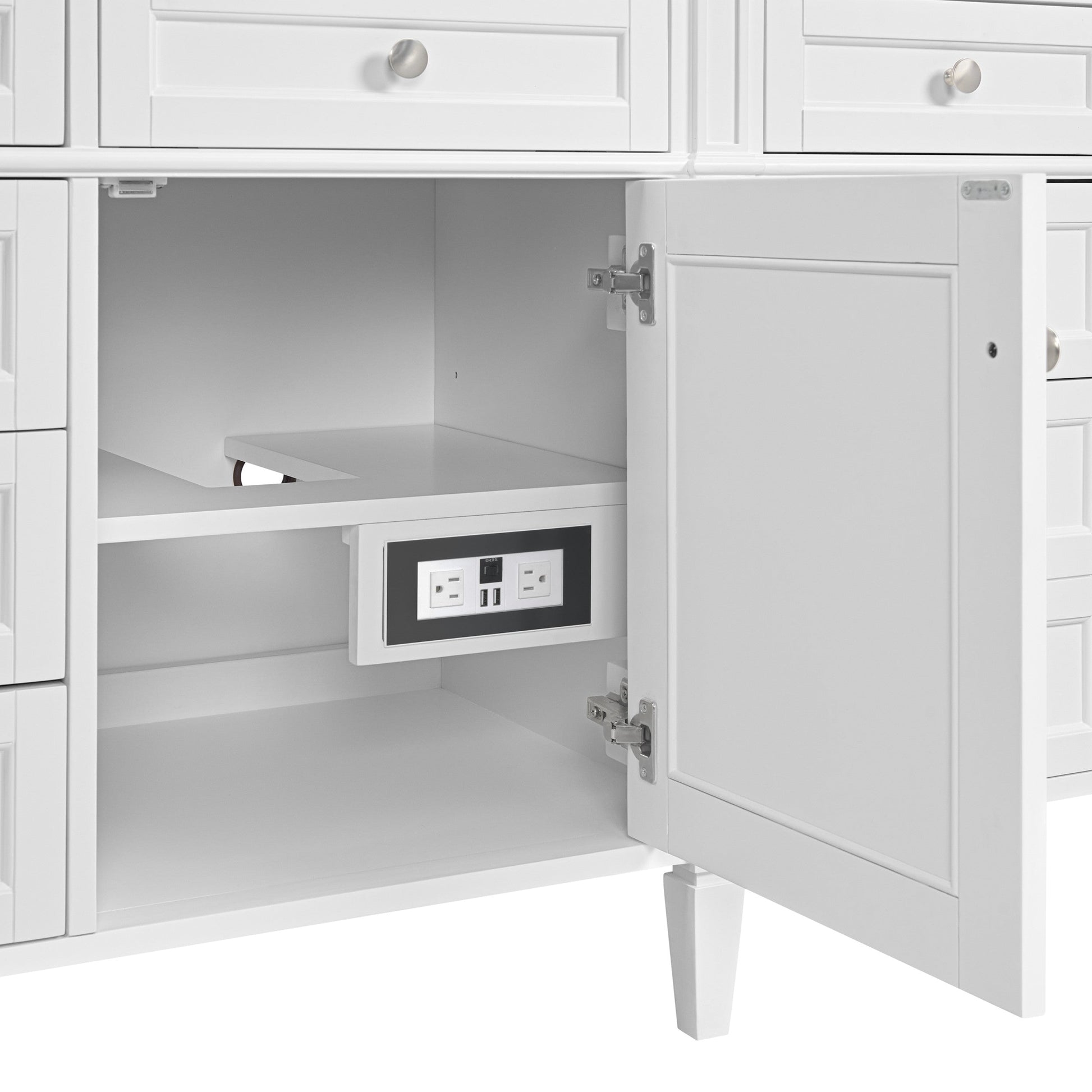 Bright White / No Countertop