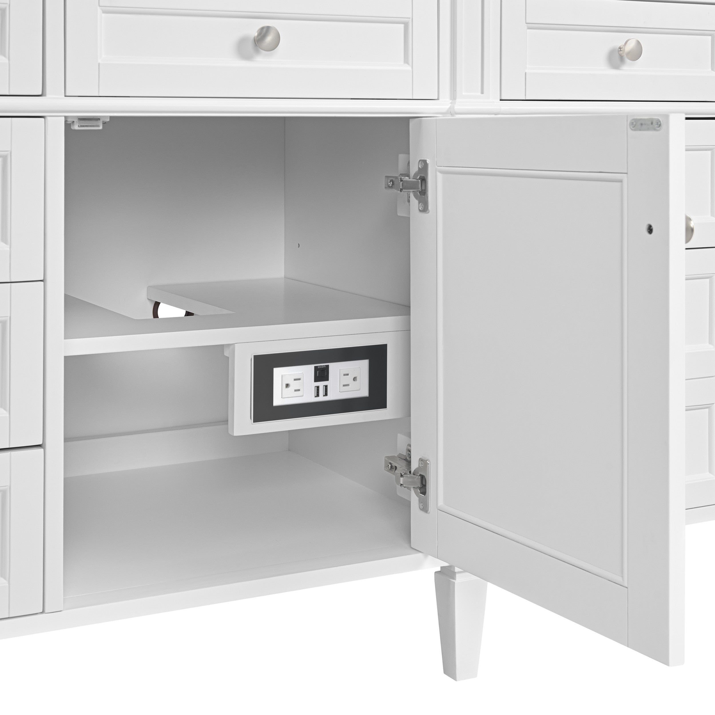 Bright White / No Countertop