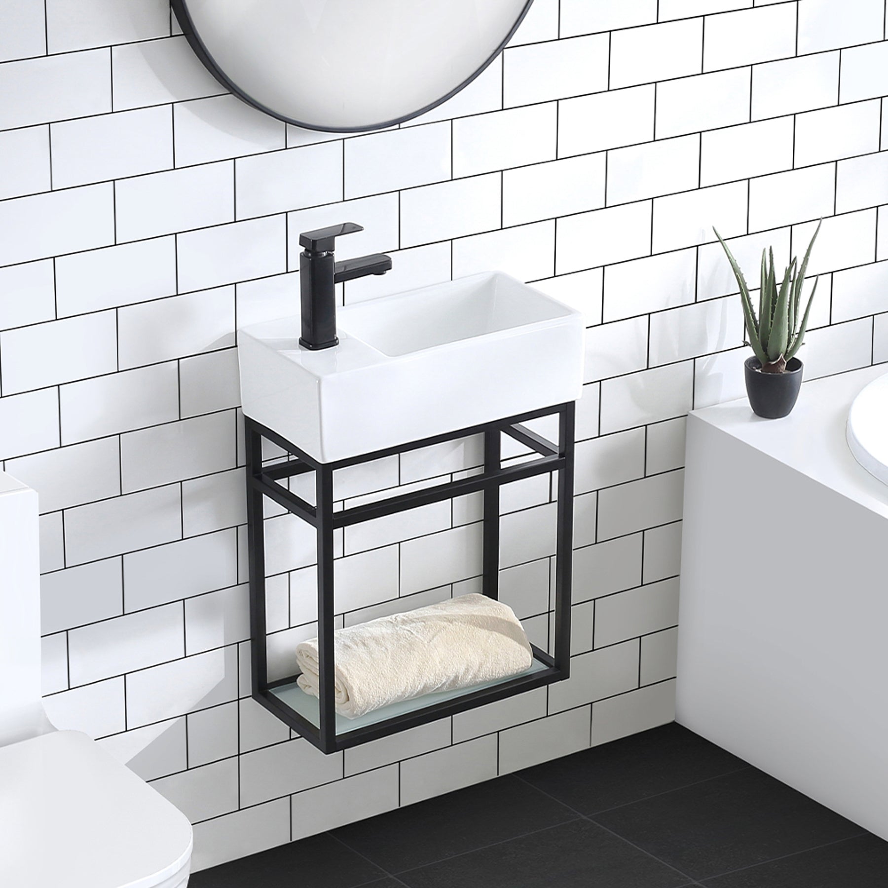 Matte Black / White / 1-Hole