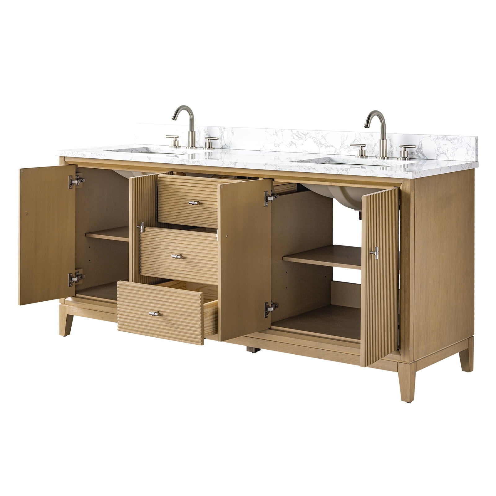 Linear Natural Oak / Brushed Nickel