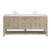 Whitewashed Oak / Arctic Fall - 3 Faucet Holes