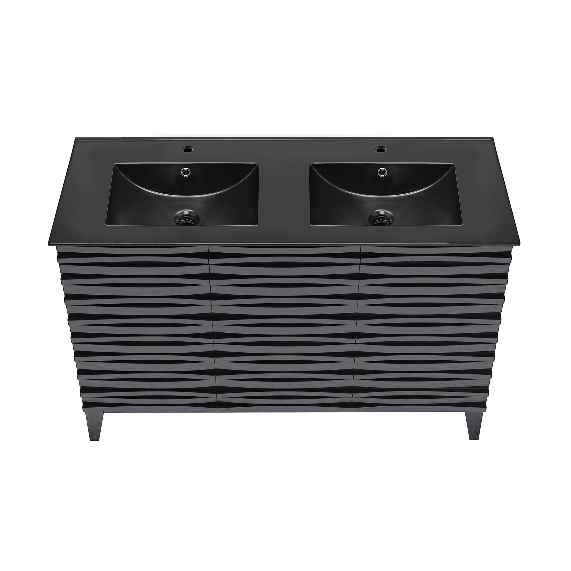 Black Oak / Matte Black / 1-Hole