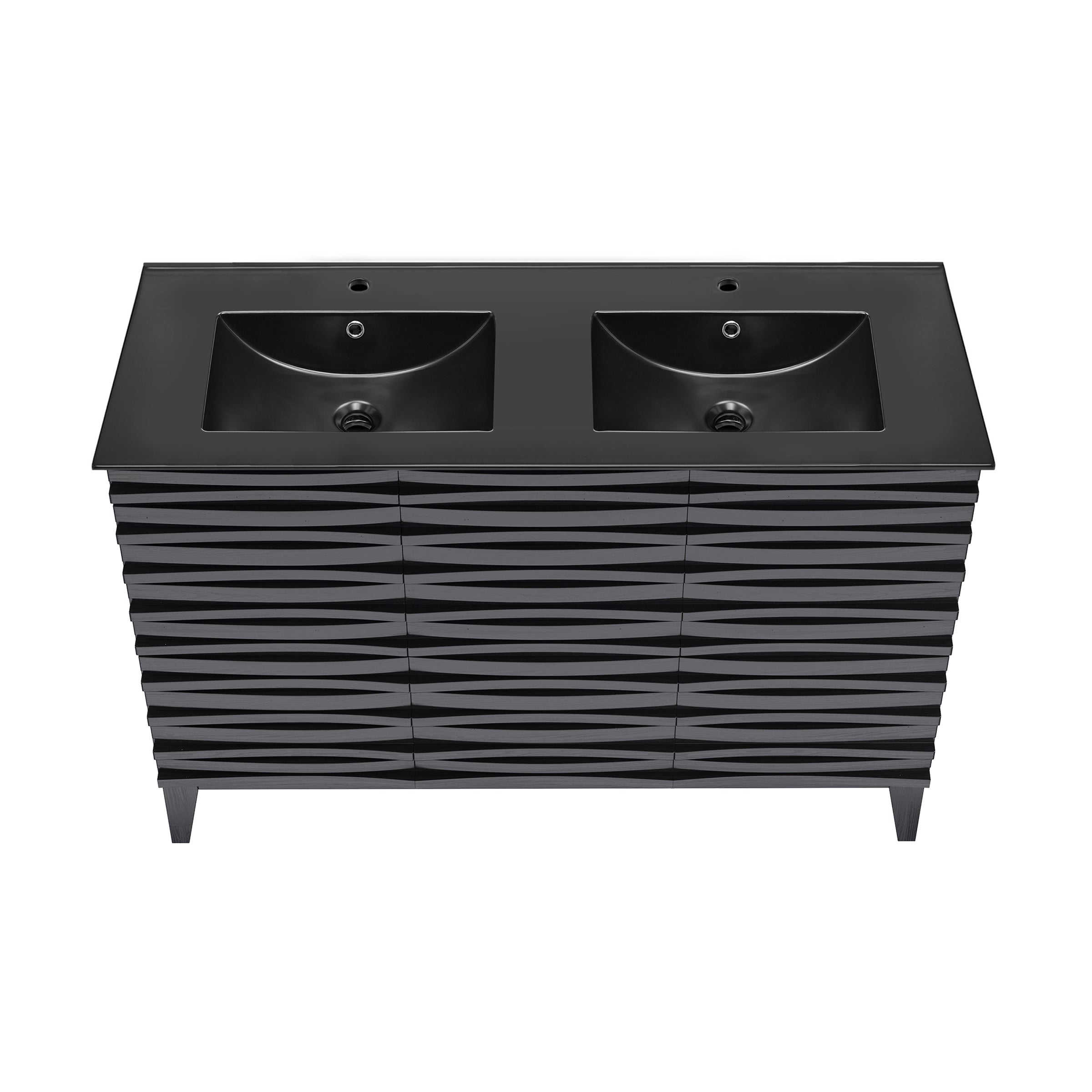 Black Oak / Matte Black / 1-Hole
