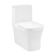 Glossy White / Single - Right / Chrome