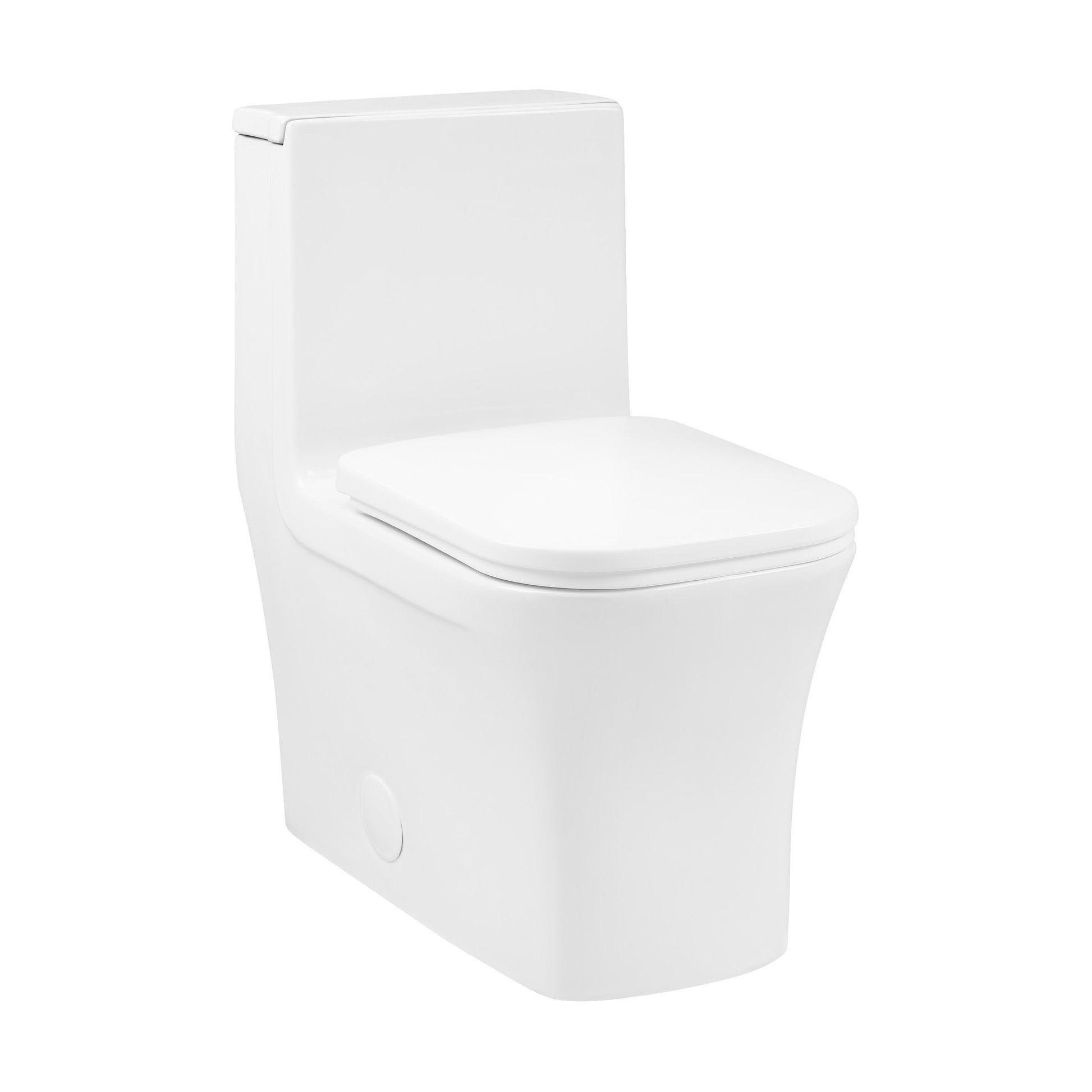 Glossy White / Single - Right / Chrome