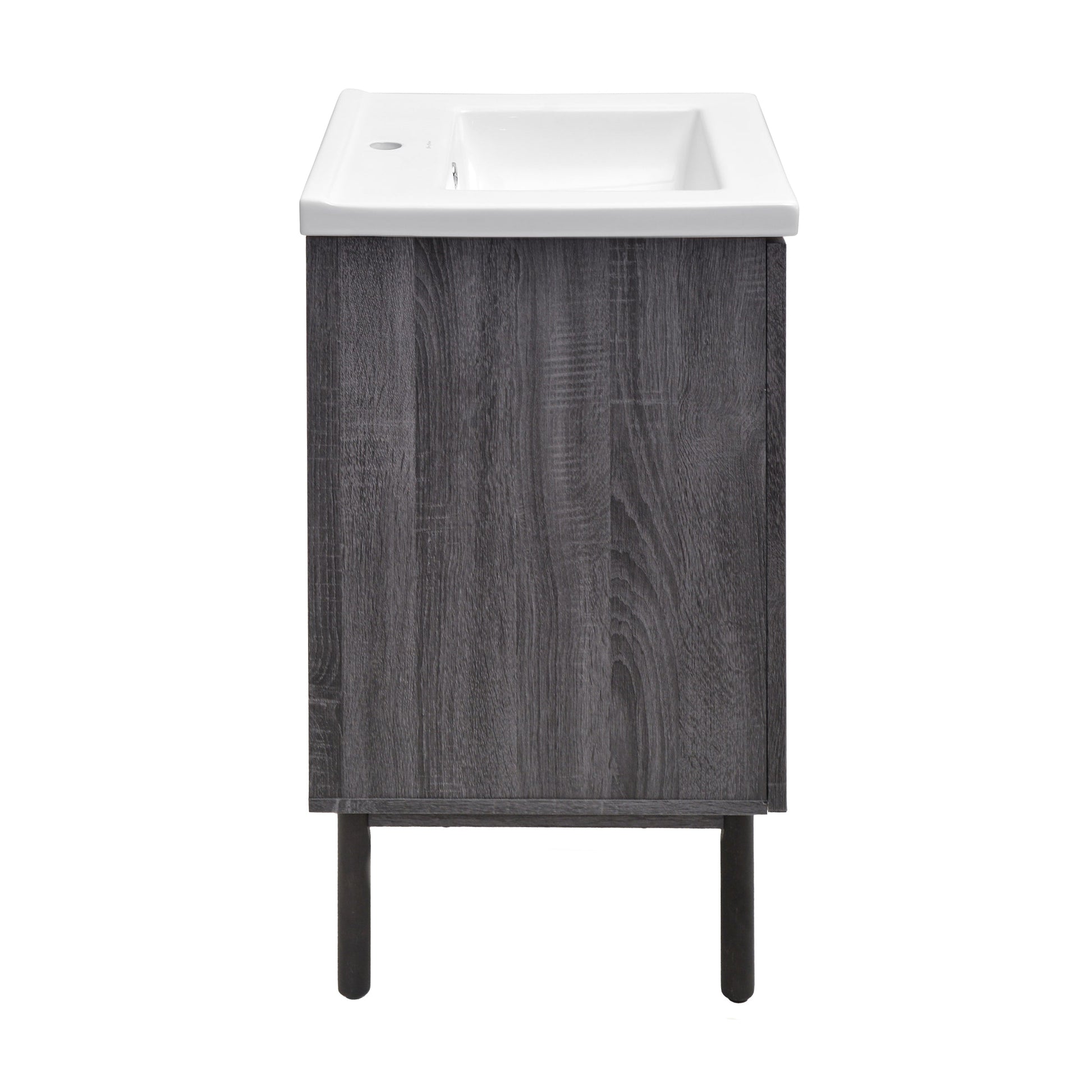 Black Oak / White / 1-Hole