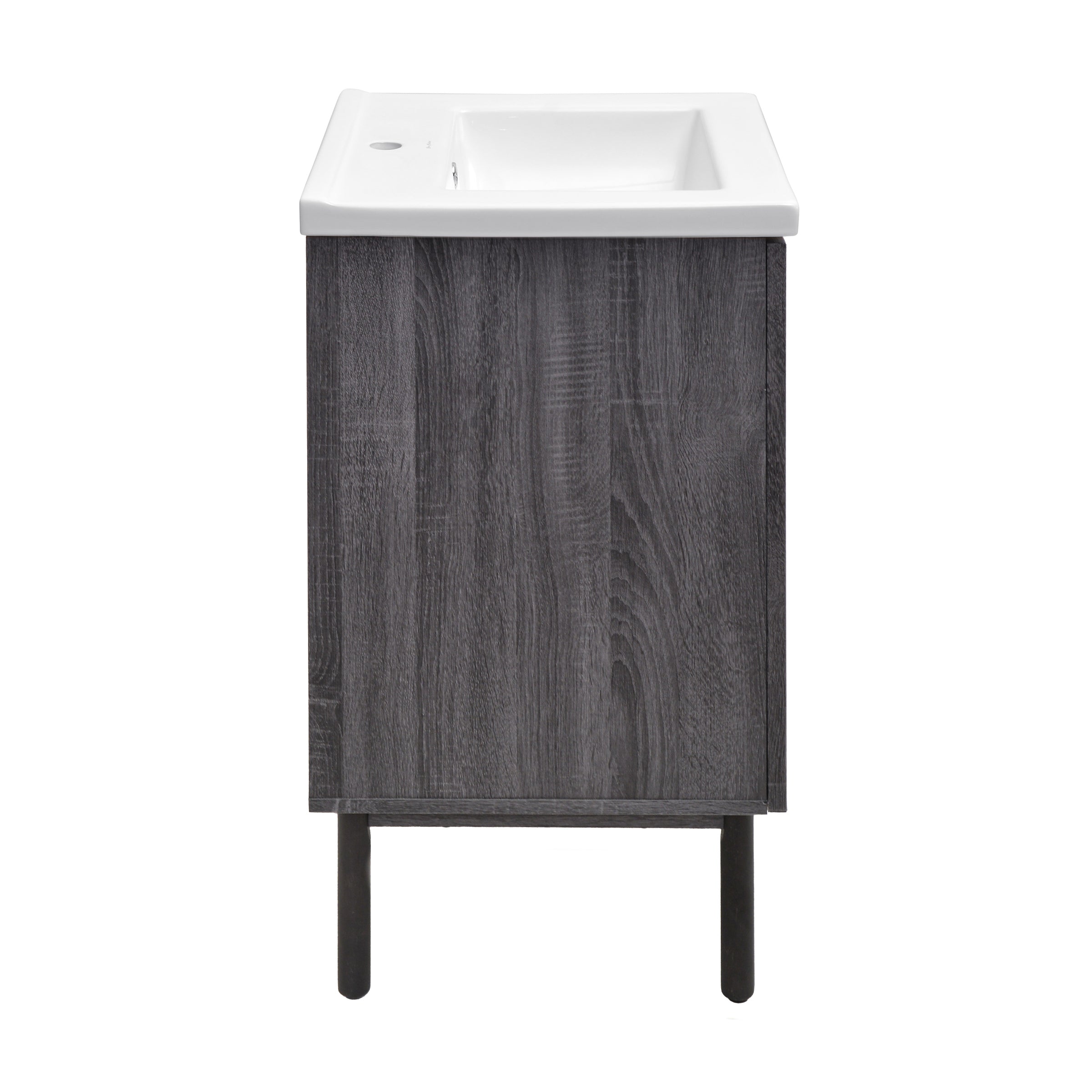 Black Oak / White / 1-Hole