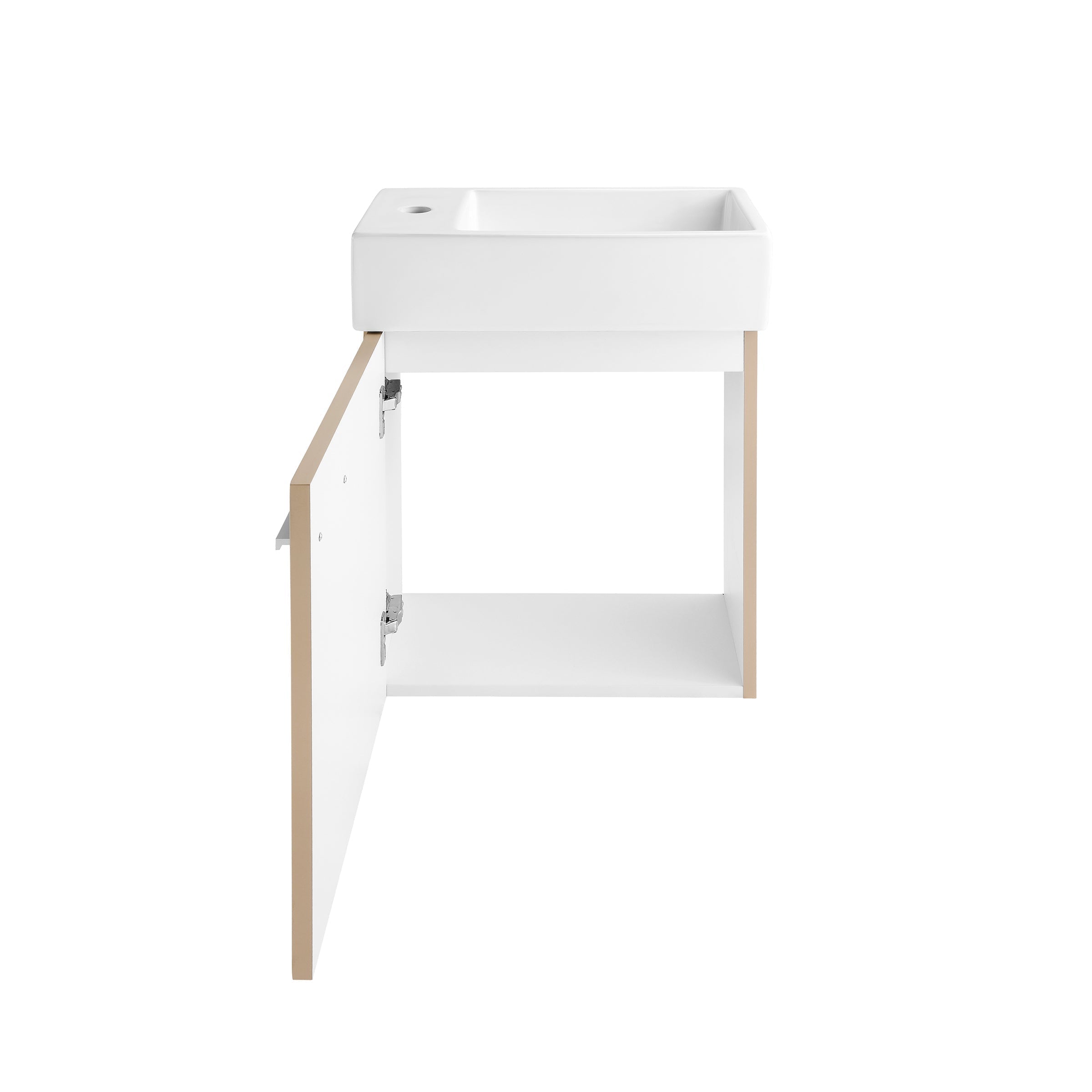 Tan / White / 1-Hole
