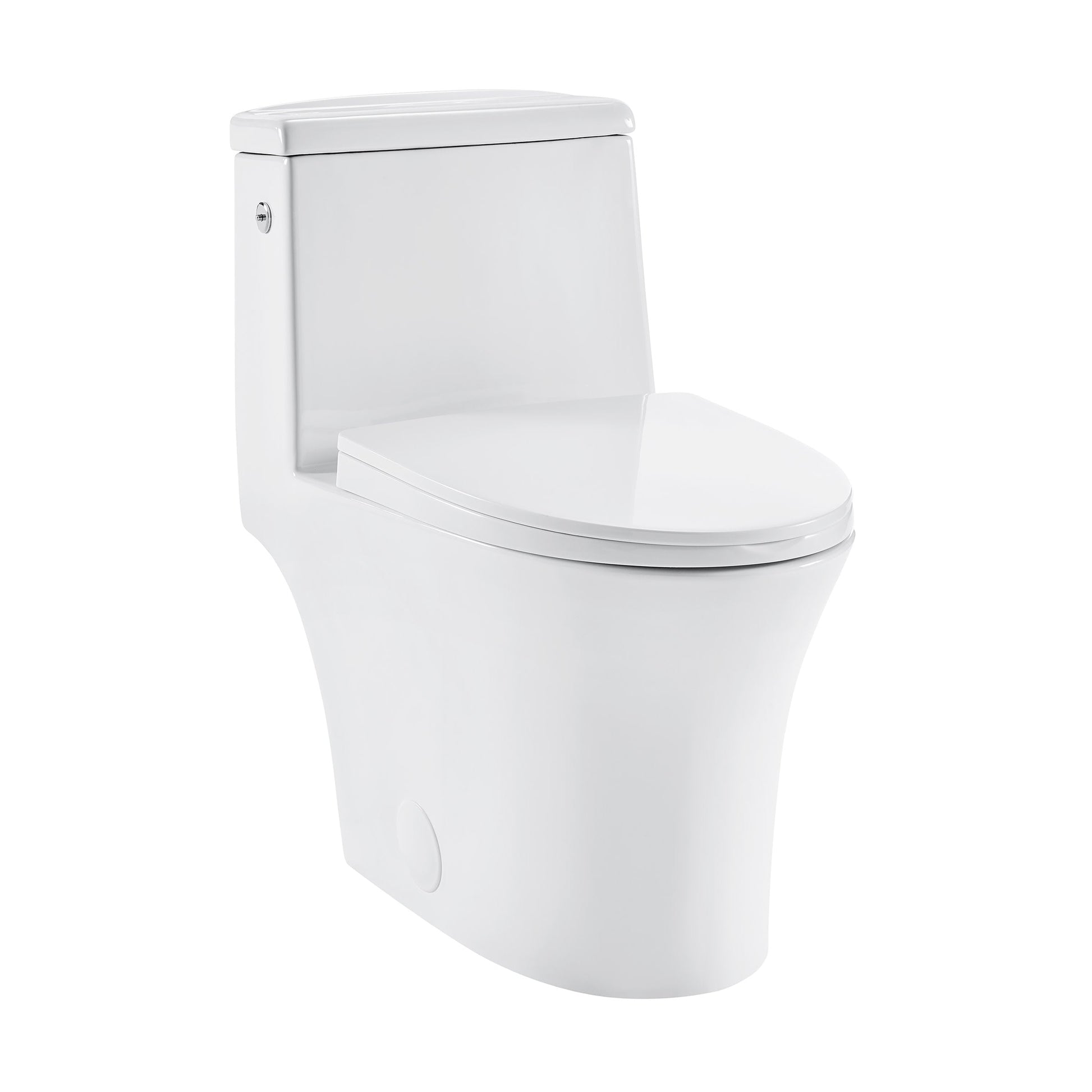 Glossy White / Dual Touchless Left