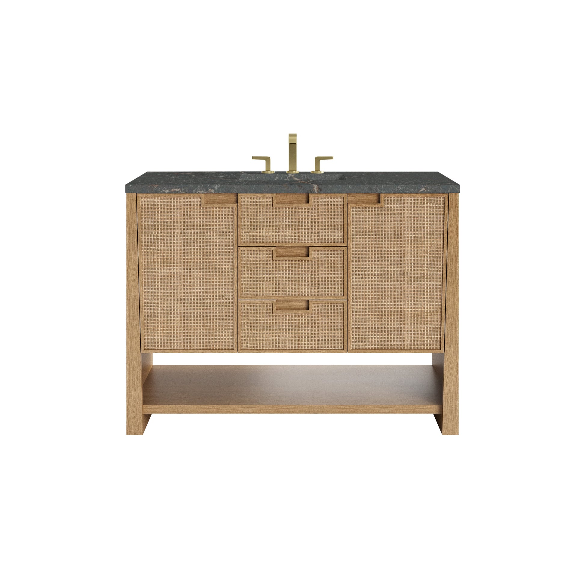 Seaside Oak / Parisien Bleu - 3 Faucet Holes