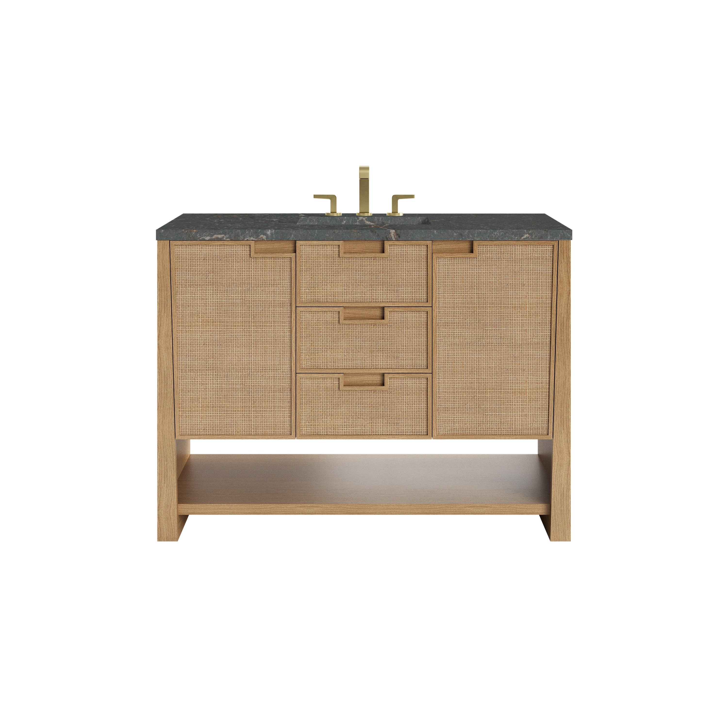 Seaside Oak / Parisien Bleu - 3 Faucet Holes