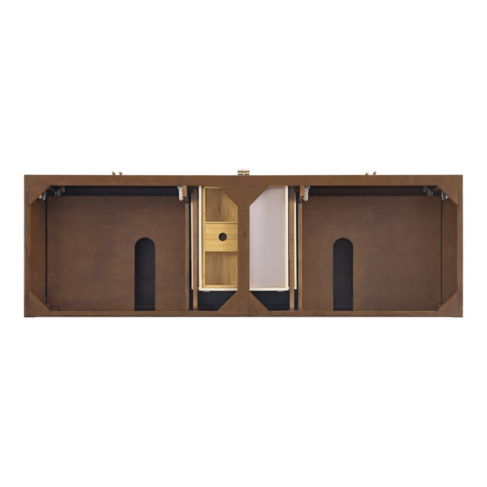 Mid-Century Walnut / White Zeus - 3 Faucet Holes