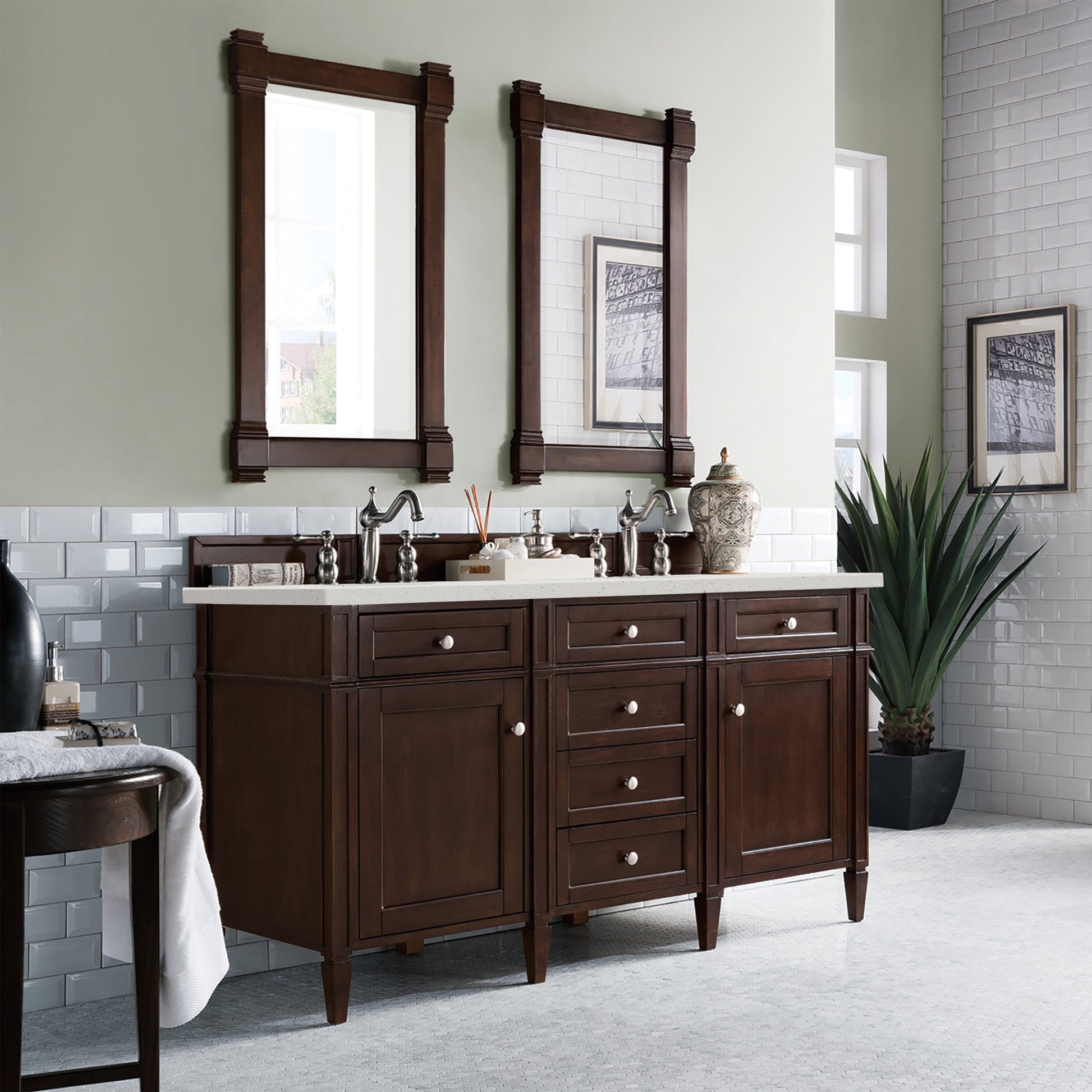 Burnished Mahogany / Lime Delight - 3 Faucet Holes