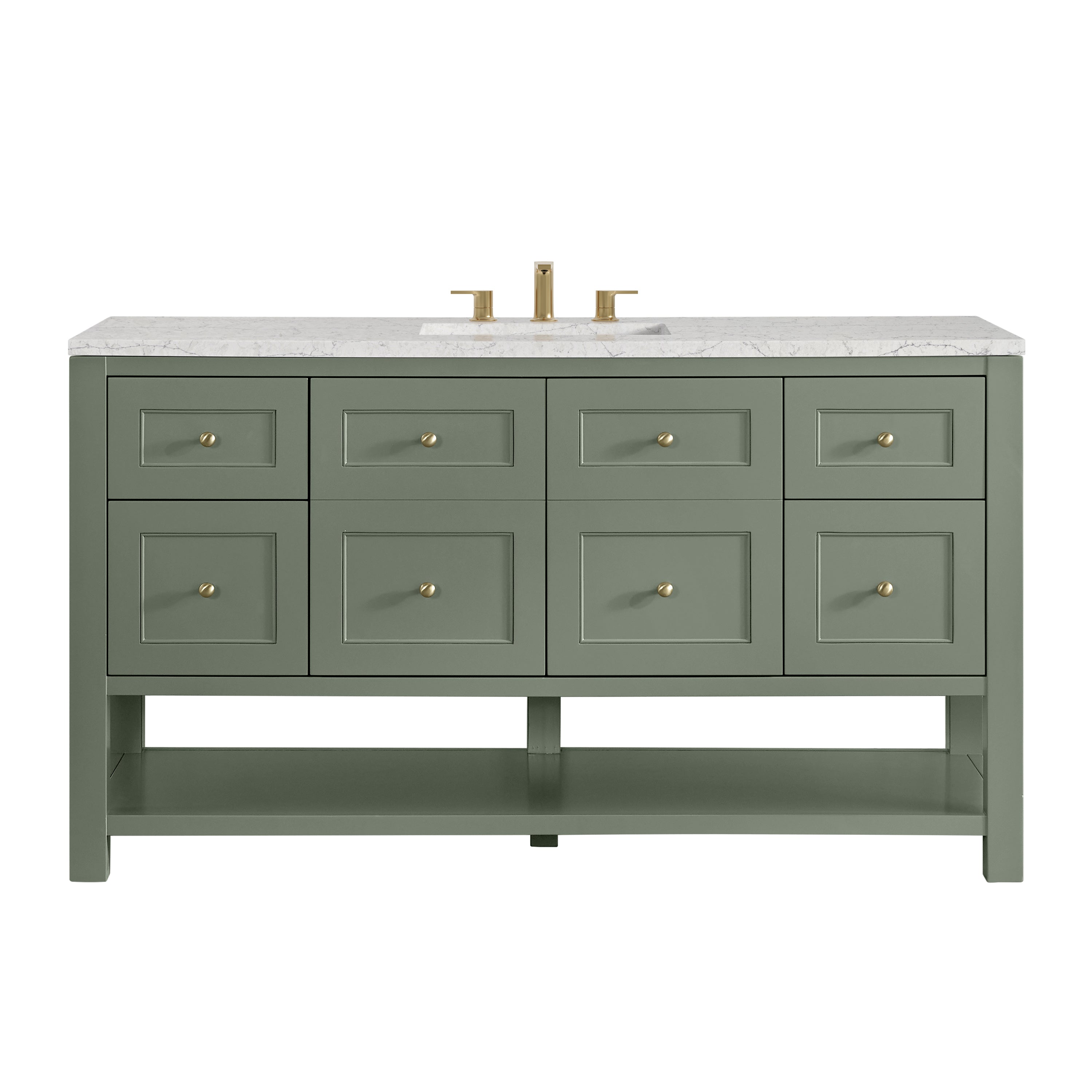 Smokey Celadon / Eternal Jasmine Pearl - 3 Faucet Holes