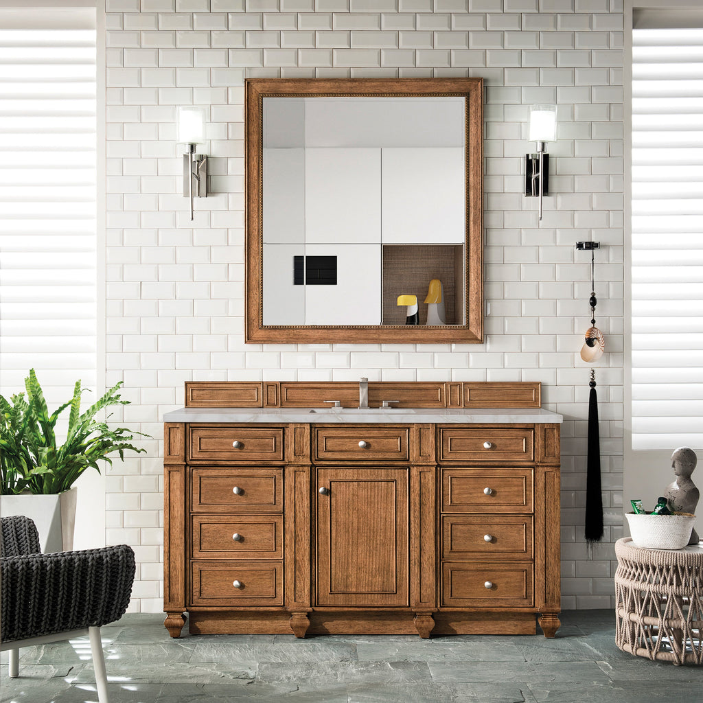 Saddle Brown / Victorian Silver - 3 Faucet Holes