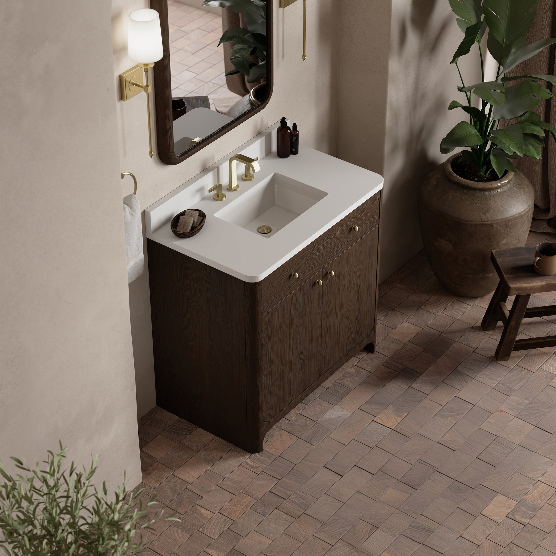 Sable / White Zeus - 3 Faucet Hole