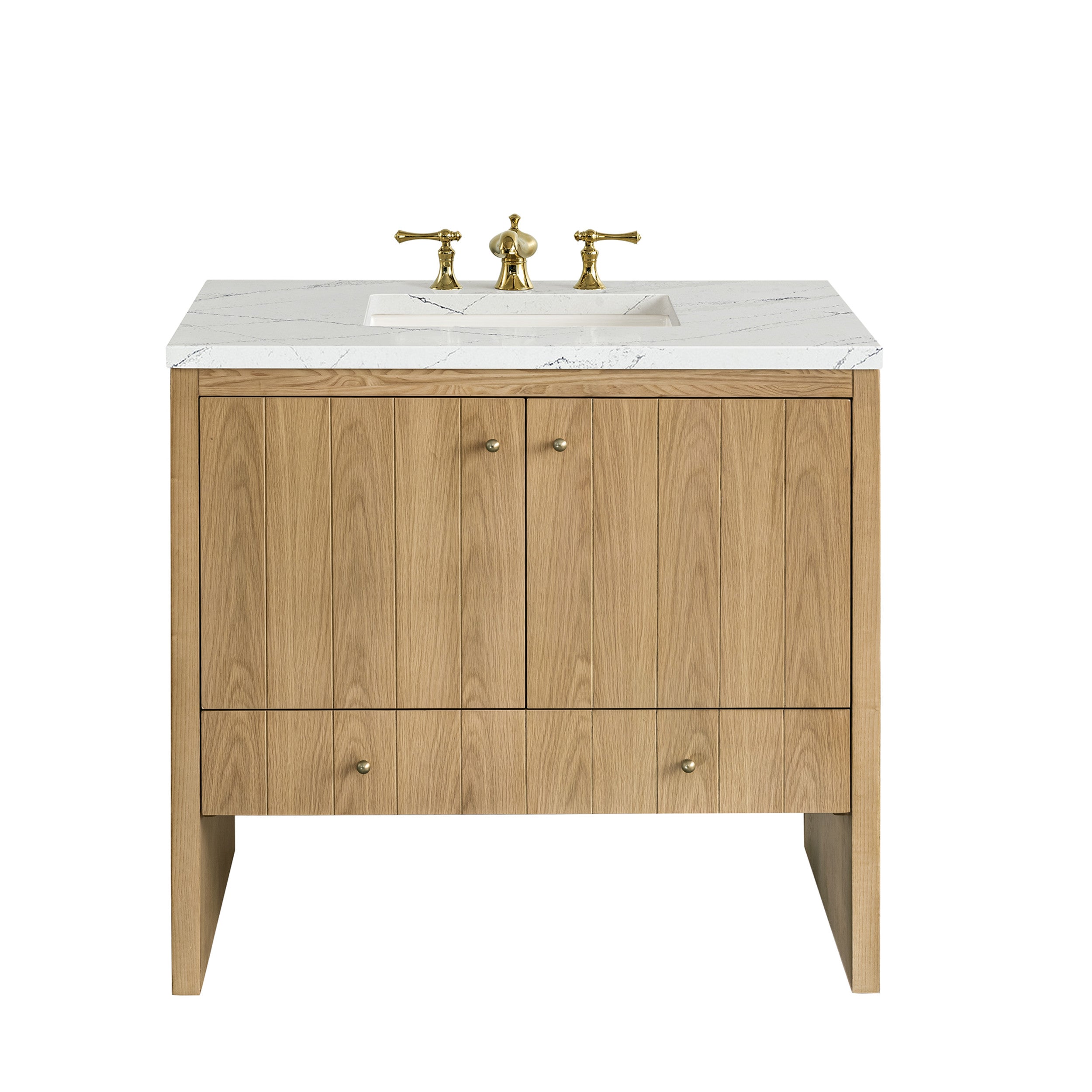 Light Natural Oak / Ethereal Noctis - 3 Faucet Holes