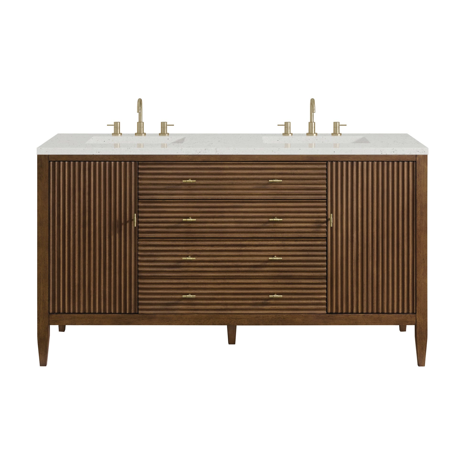 Mid-Century Walnut / Lime Delight - 3 Faucet Holes