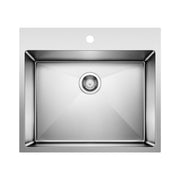 Blanco Quatrus R15 25" Single Bowl Dual Mount Stainless Steel Laundry Sink