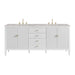 Bright White / Eternal Jasmine Pearl - 3 Faucet Holes