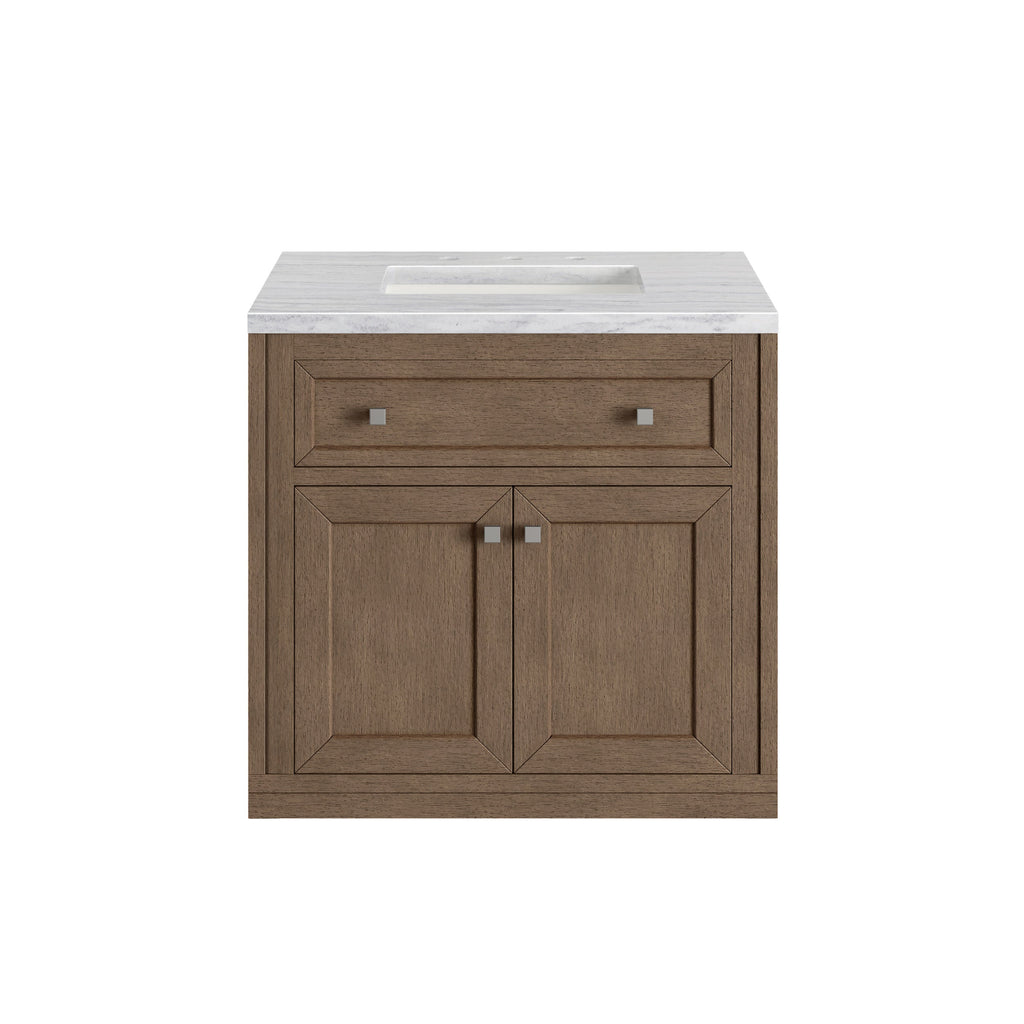 Whitewashed Walnut / Arctic Fall - 3 Faucet Holes