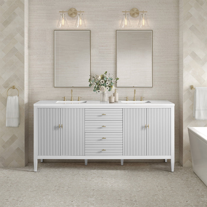 Bright White / White Zeus - 3 Faucet Holes